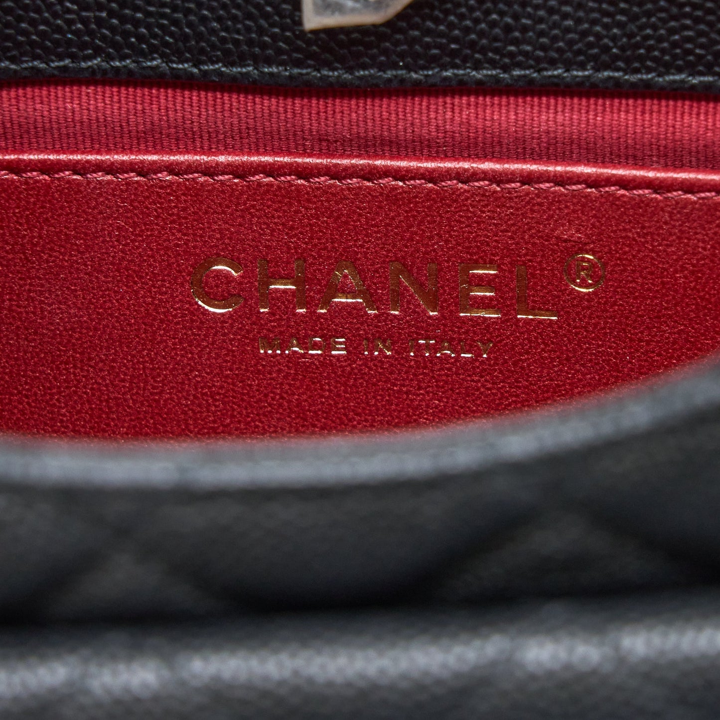 Chanel Small Hobo Bag Caviar Black  (Microchip)