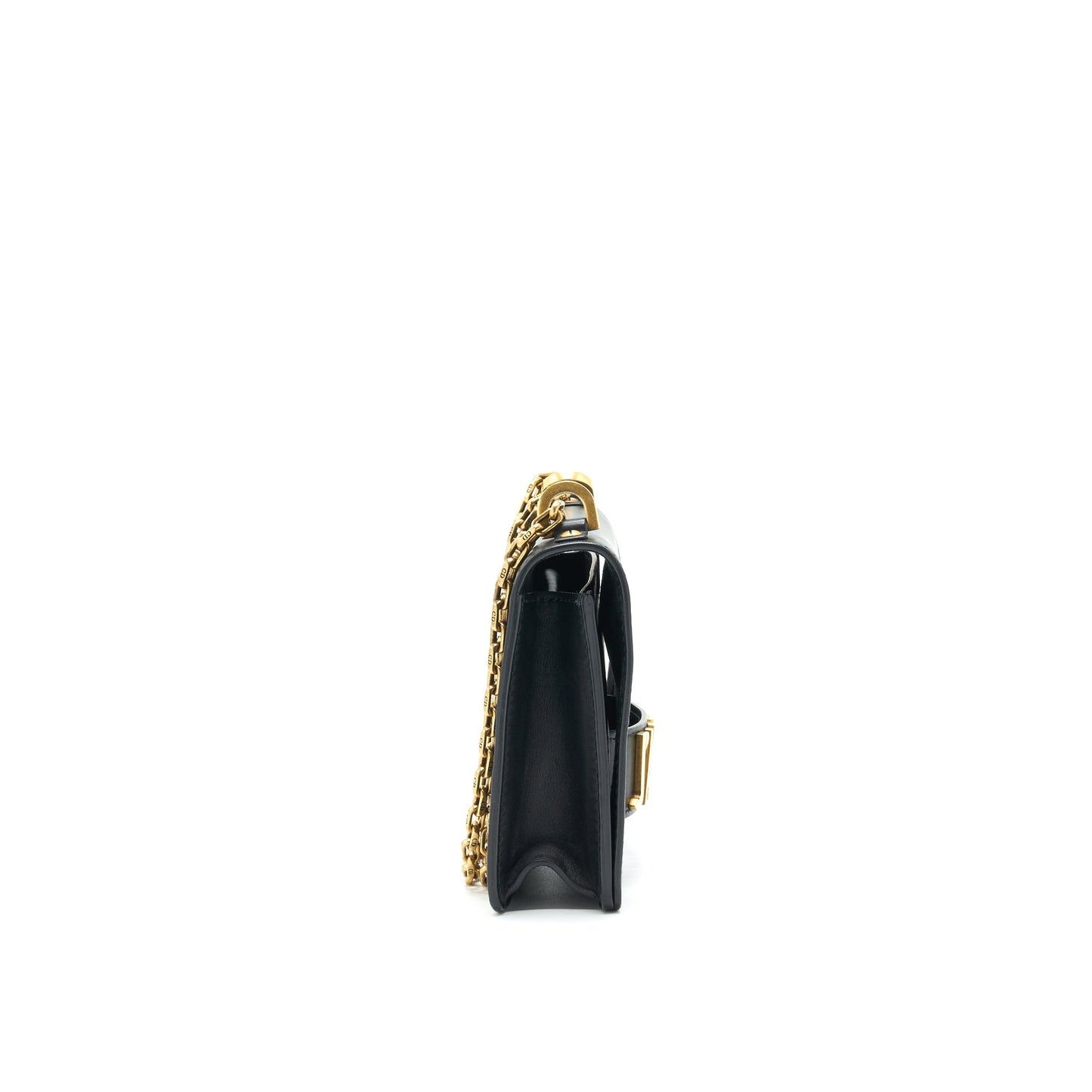 Dior J'adior Medium Flap Purse with Chain Black
