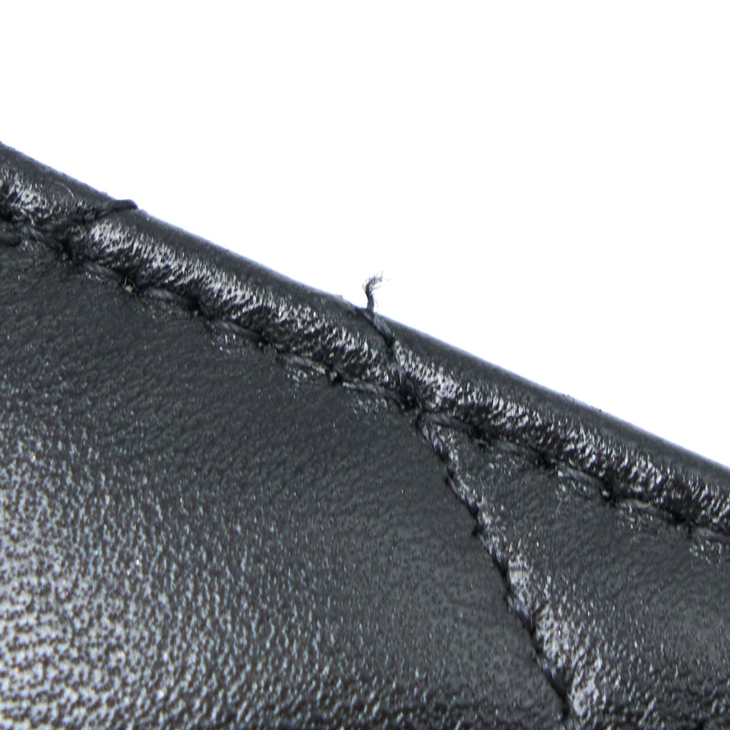 Chanel Ribbon Wallet On Chain Lambskin Black L (Microchip)