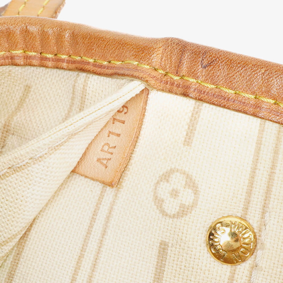 Louis Vuitton Damier Azur Coated Canvas Neverfull PM Tote Bag