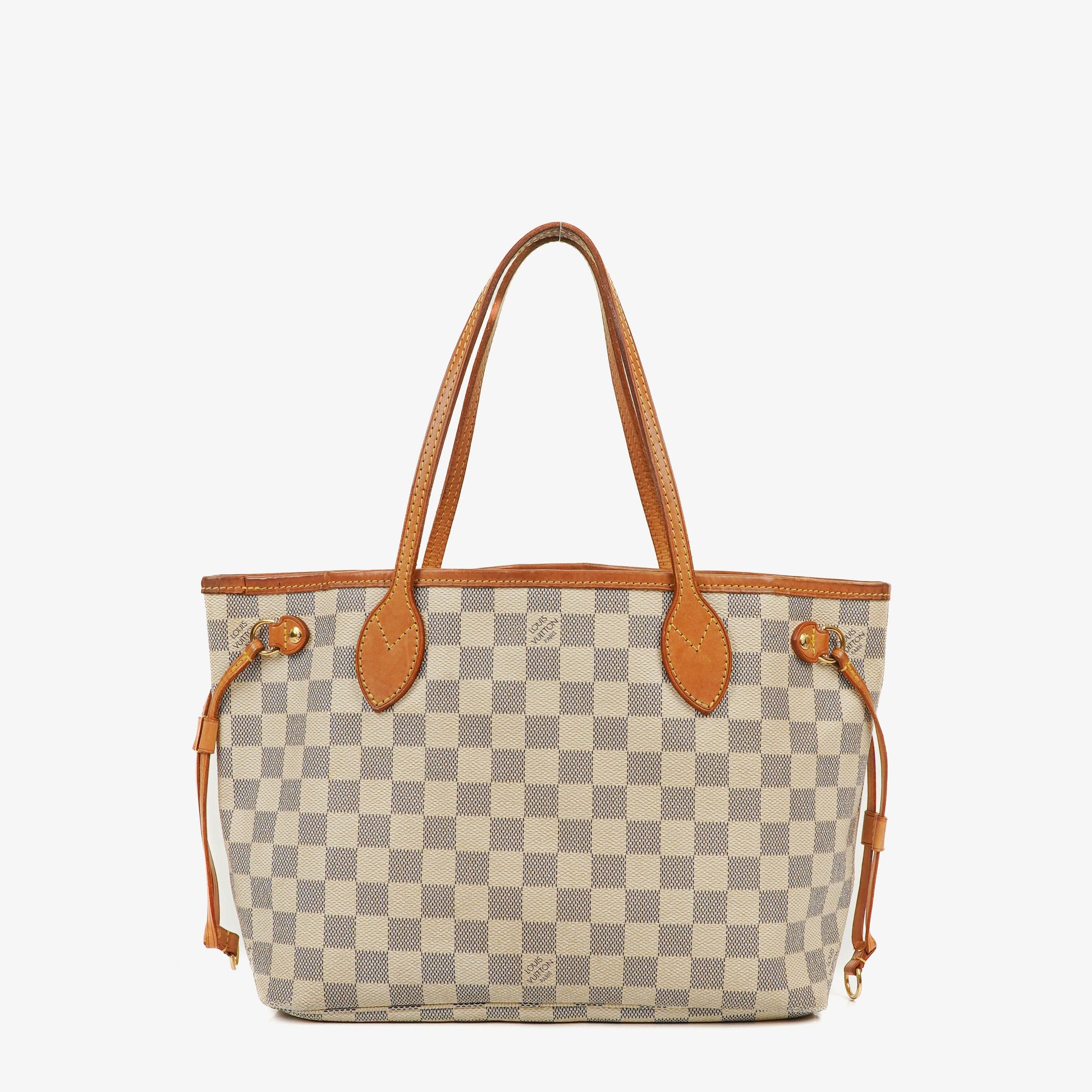 Louis Vuitton Damier Azur Coated Canvas Neverfull PM Tote Bag