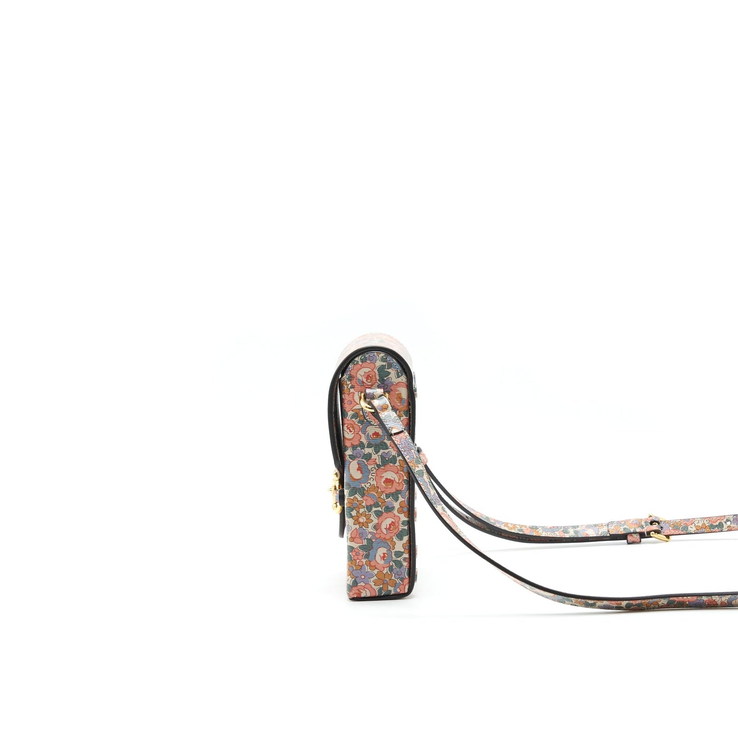 Gucci Liberty Floral Mini Bag In Light Pink and Blue