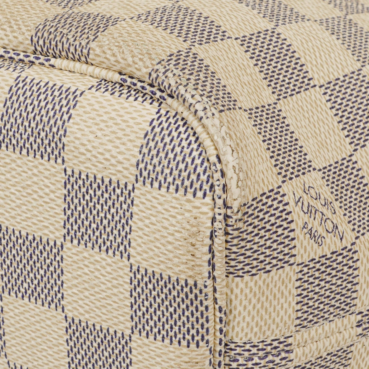 Louis Vuitton Damier Azur Coated Canvas Neverfull PM Tote Bag