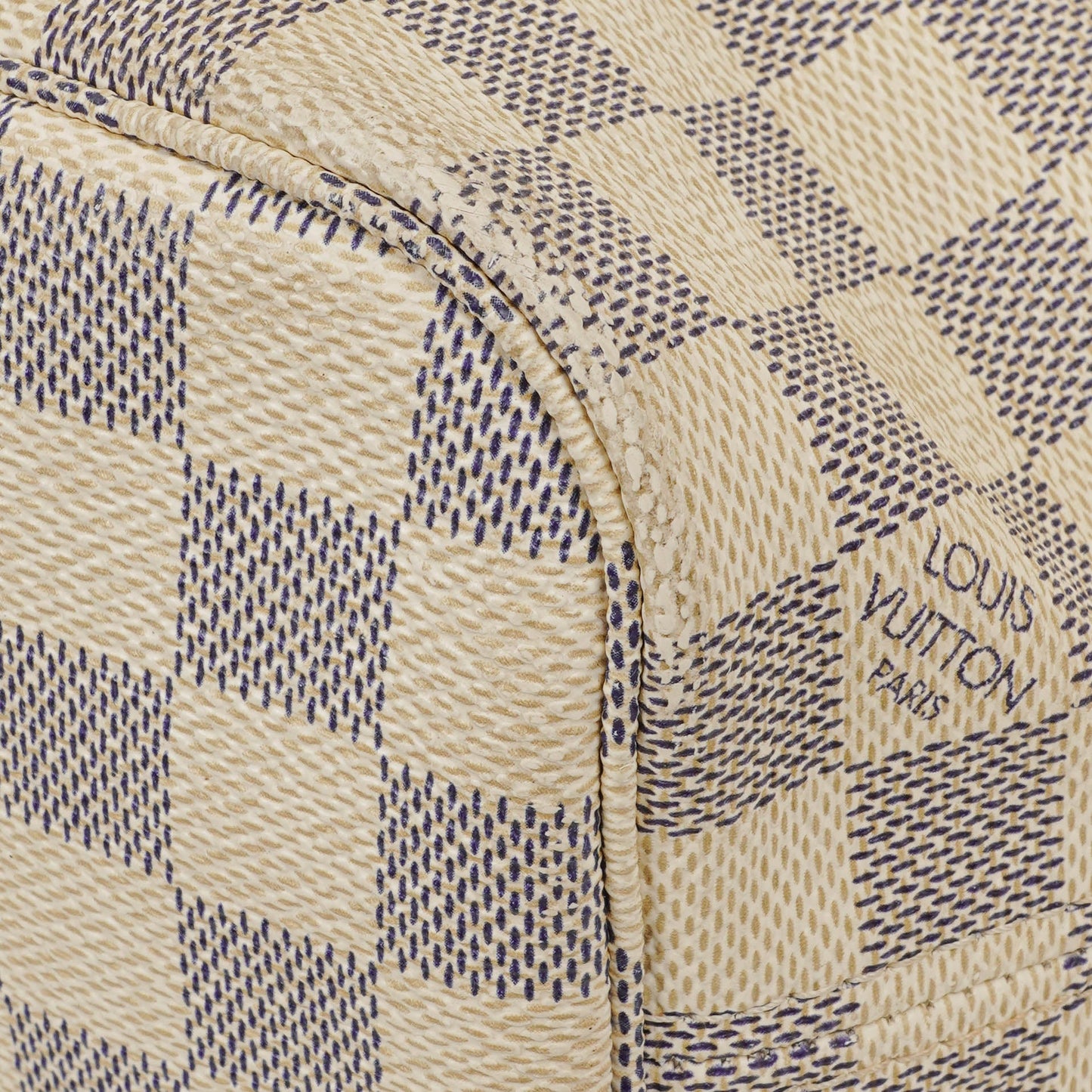 Louis Vuitton Damier Azur Coated Canvas Neverfull PM Tote Bag