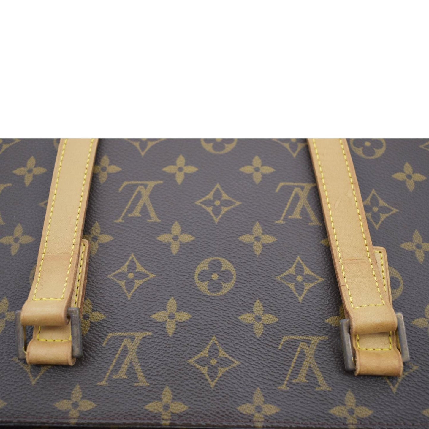 LOUIS VUITTON Luco Monogram Canvas Tote Bag Brown
