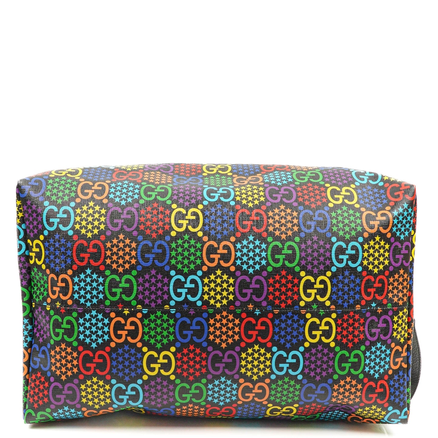 Gucci Psychedelic Black Multicolor GG Supreme Monogram Duffle Backpack