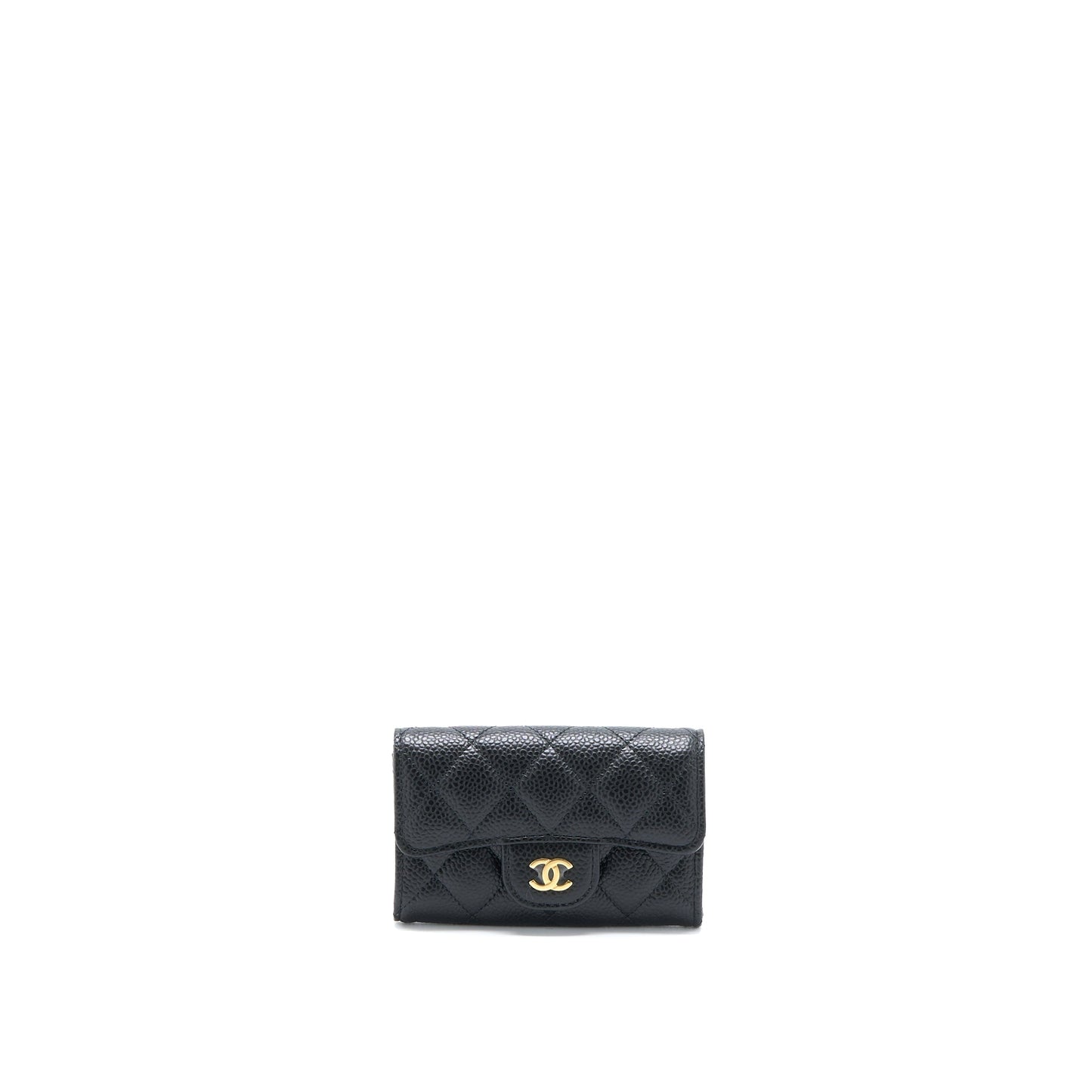 Chanel Classic Flap Cardholder Caviar Black