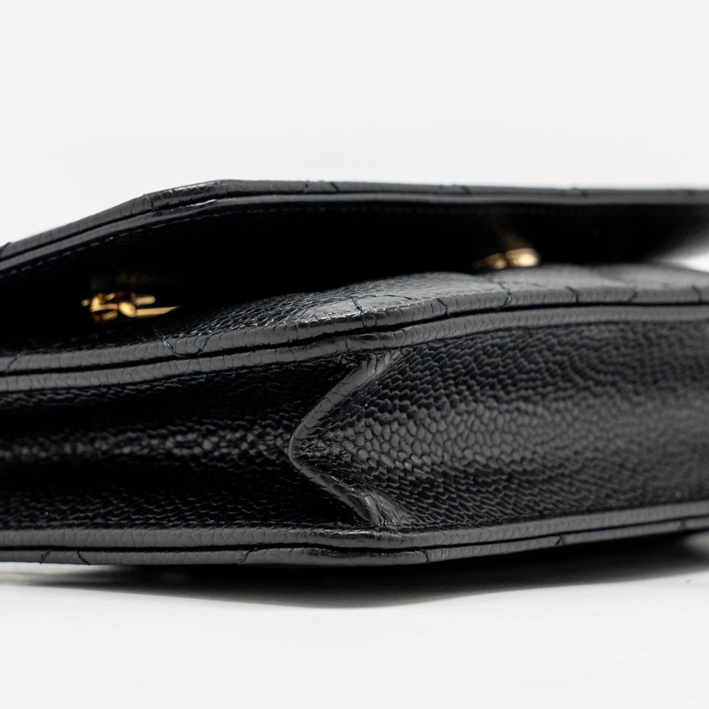 Chanel Classic Wallet on Chain Caviar Black (microchip)