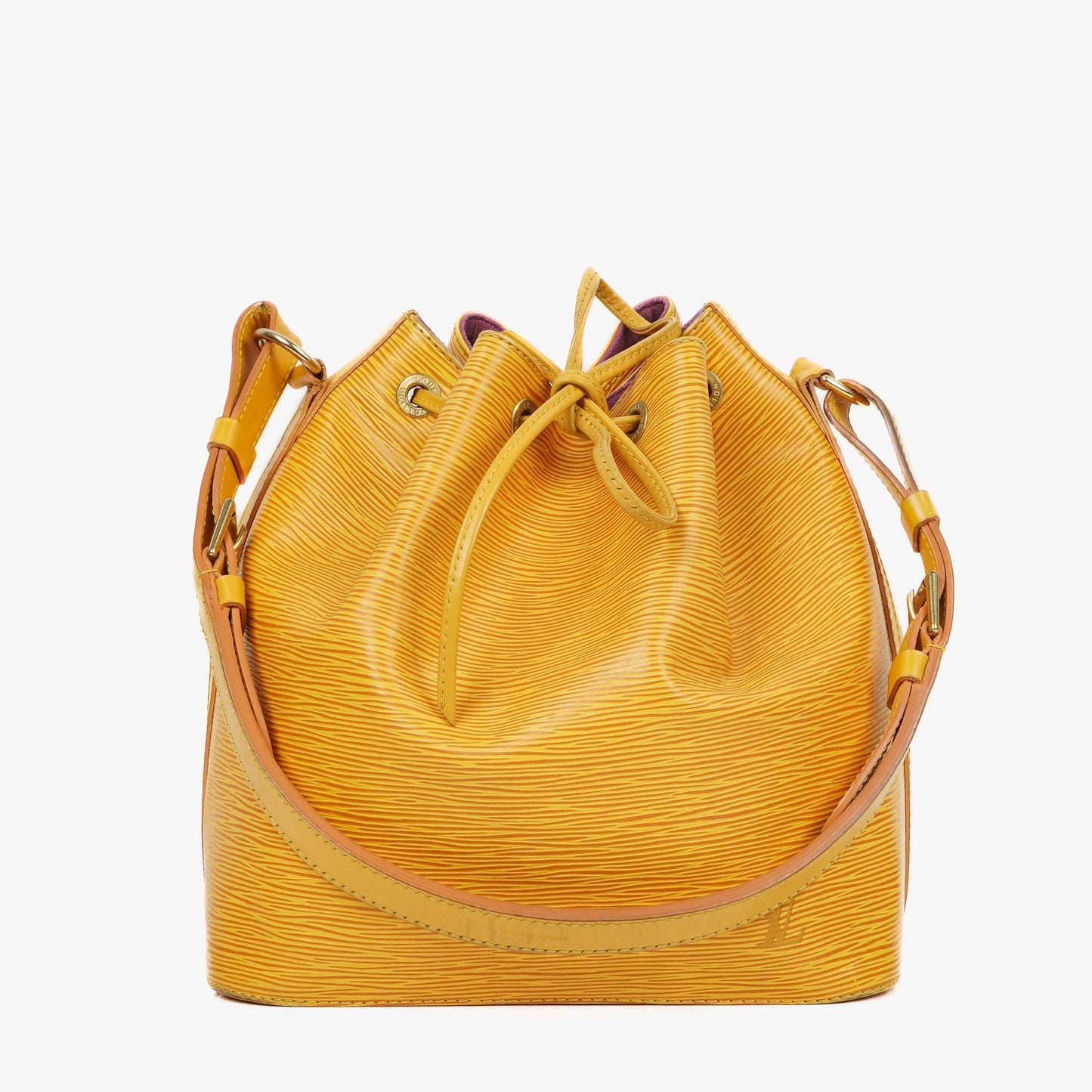 Louis Vuitton Petit Noe Yellow EPI Leather Shoulder Bag