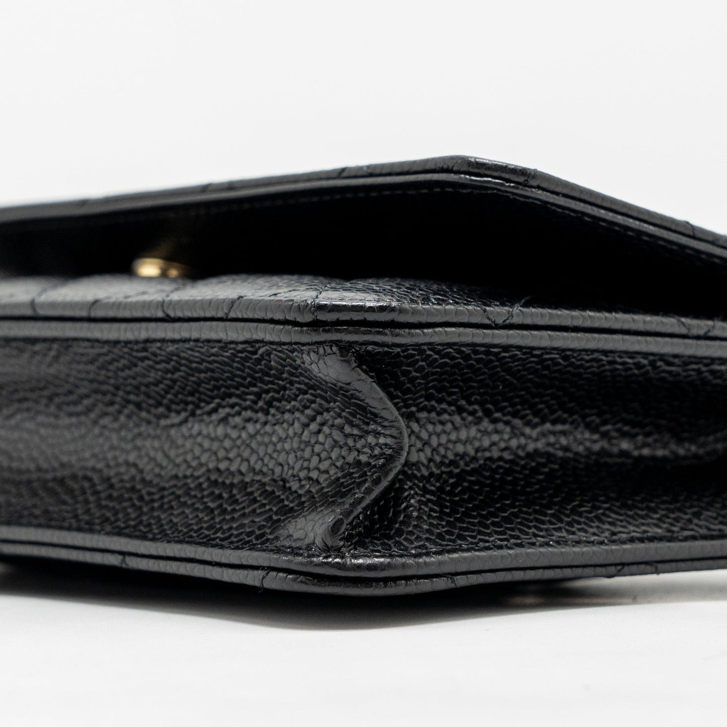 Chanel Classic Wallet on Chain Caviar Black (microchip)