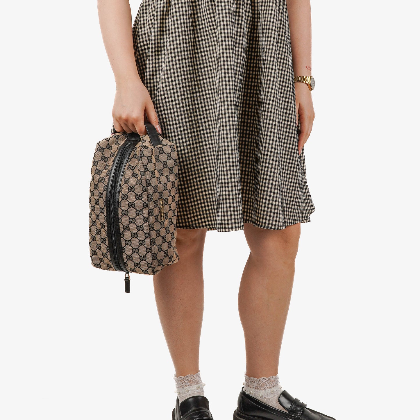 Gucci GG Beige Toiletry Bag