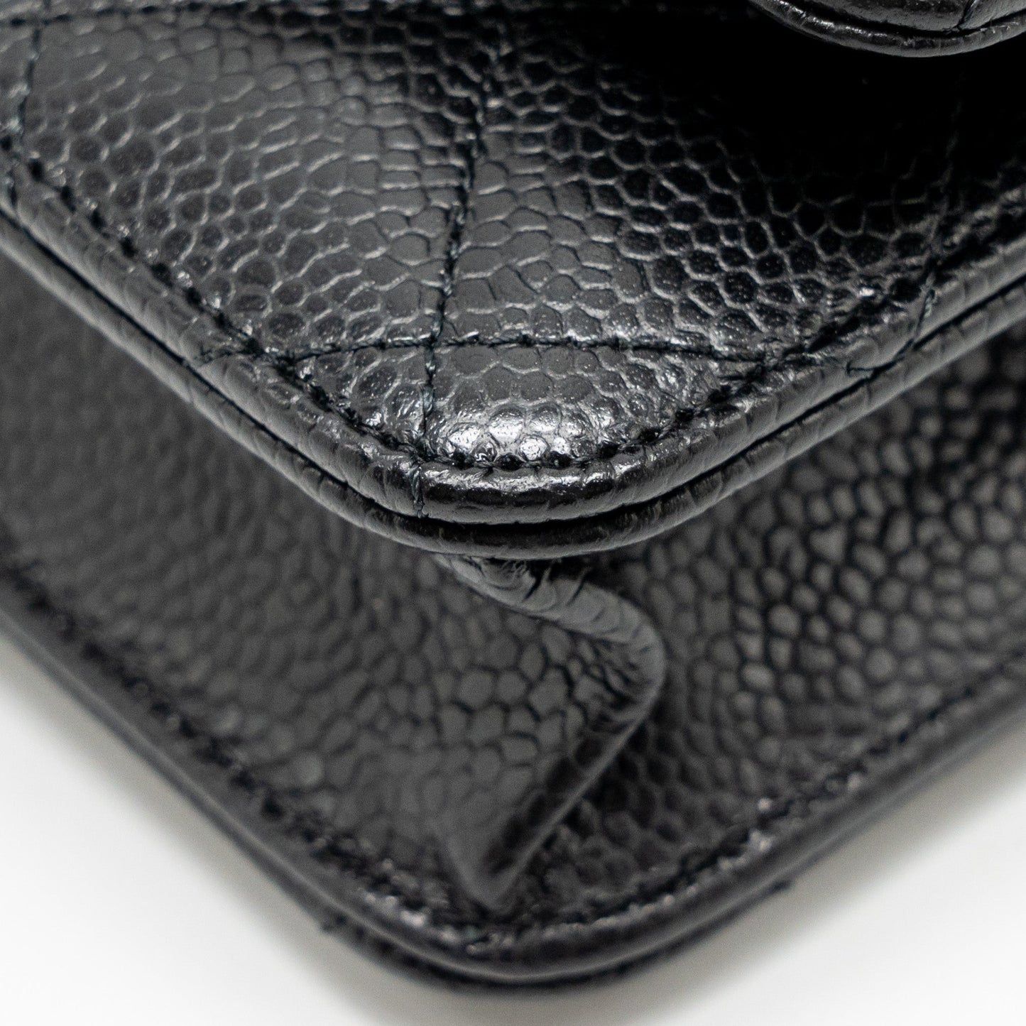 Chanel Classic Wallet on Chain Caviar Black (microchip)