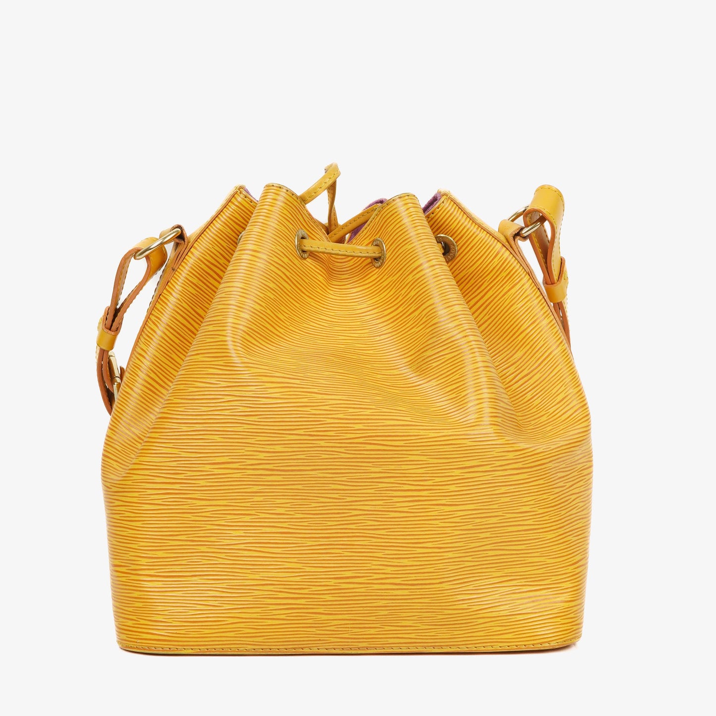 Louis Vuitton Petit Noe Yellow EPI Leather Shoulder Bag