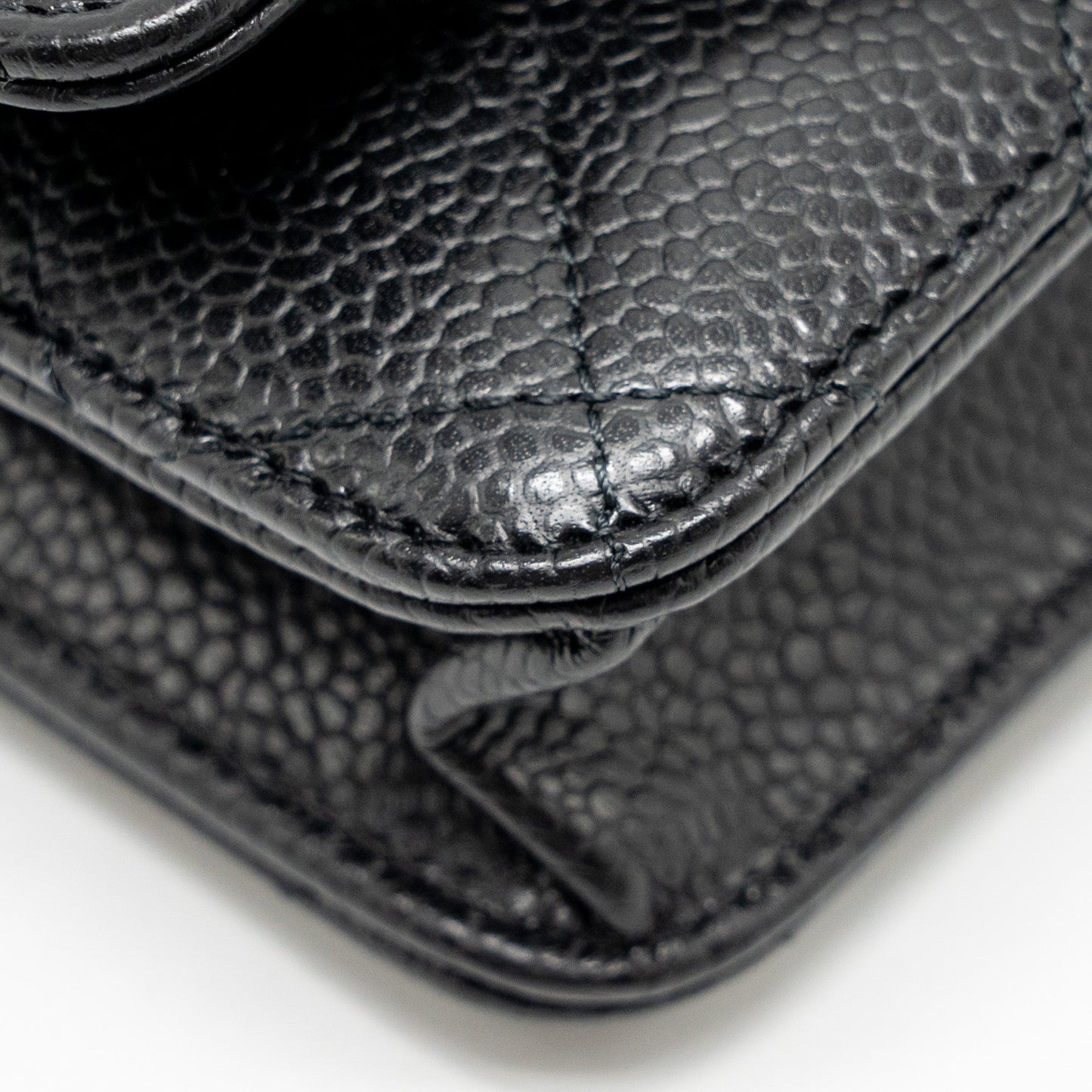 Chanel Classic Wallet on Chain Caviar Black (microchip)