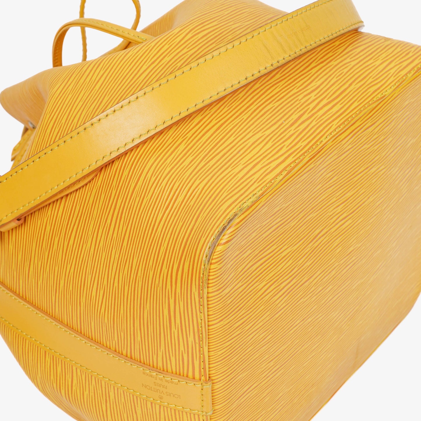 Louis Vuitton Petit Noe Yellow EPI Leather Shoulder Bag