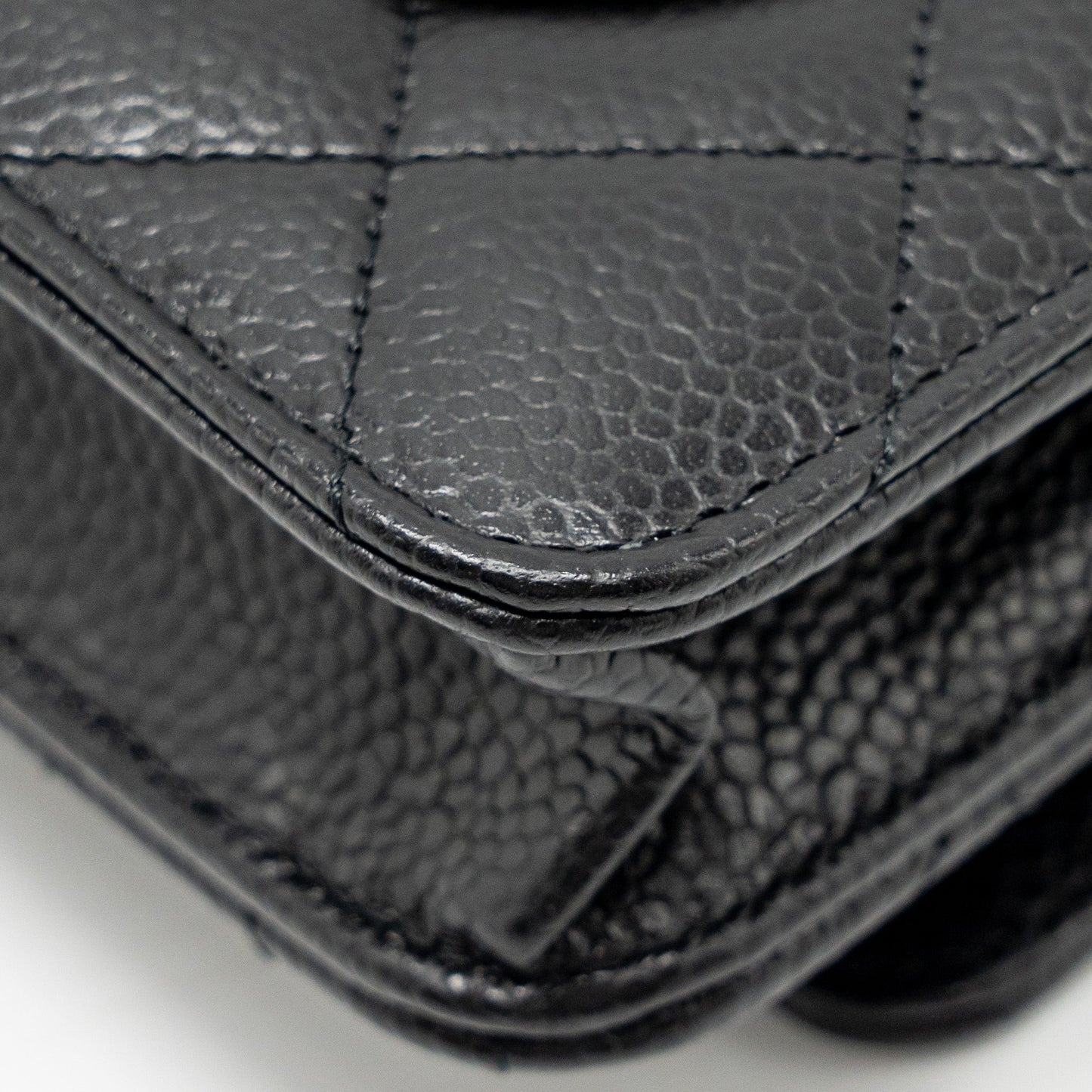 Chanel Classic Wallet on Chain Caviar Black (microchip)