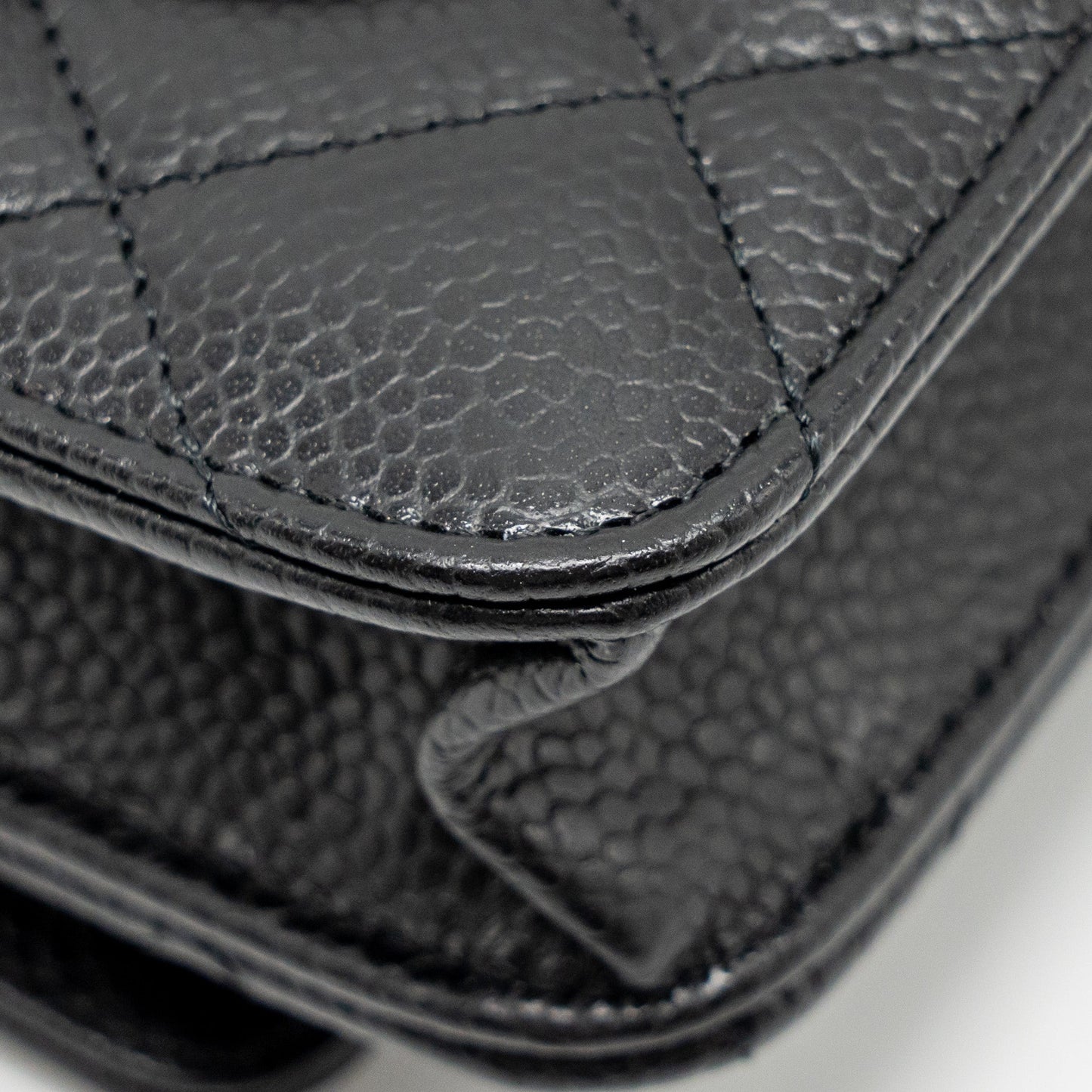 Chanel Classic Wallet on Chain Caviar Black (microchip)