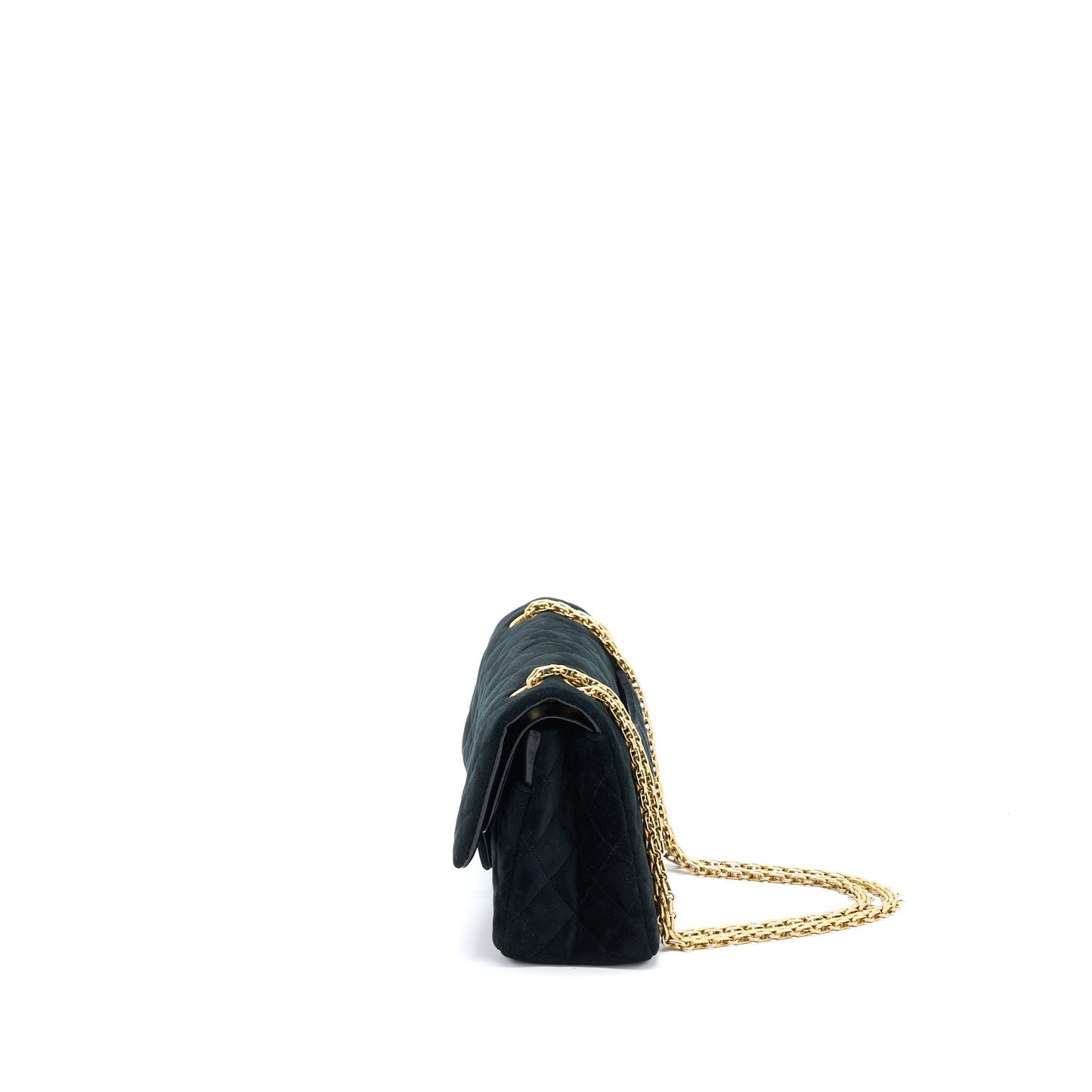 Chanel Small 2.55 Reissue Flap Bag Velvet Black