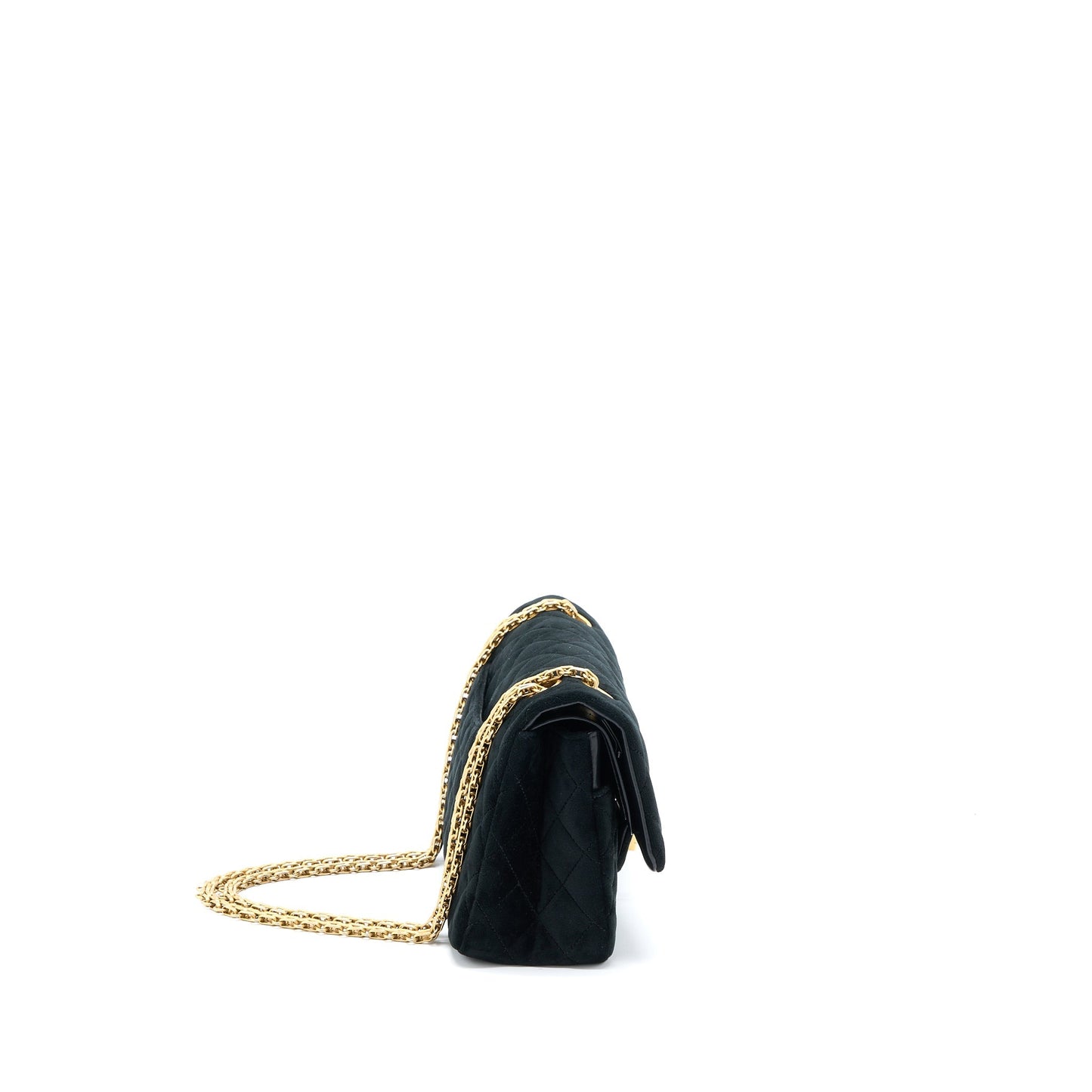 Chanel Small 2.55 Reissue Flap Bag Velvet Black
