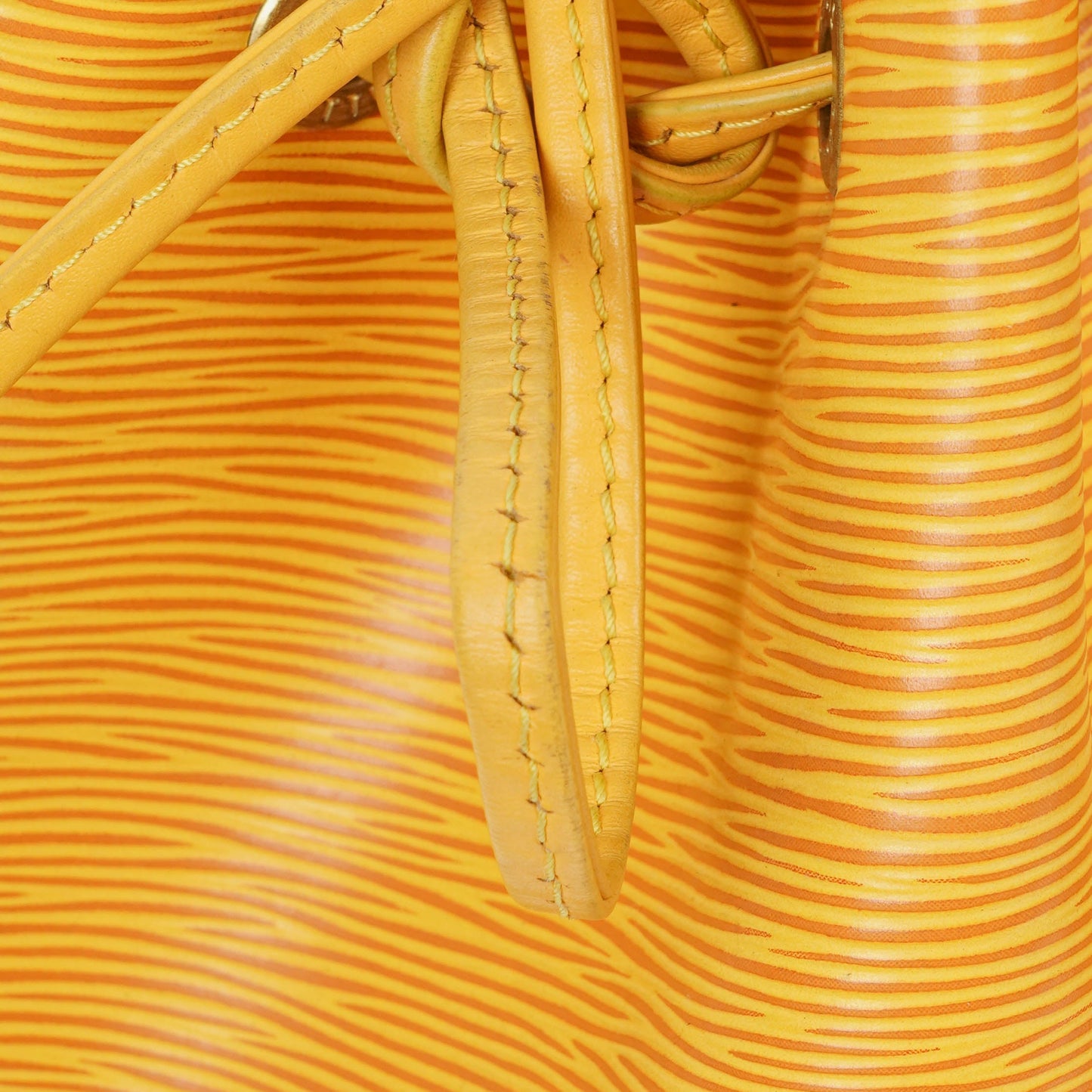 Louis Vuitton Petit Noe Yellow EPI Leather Shoulder Bag