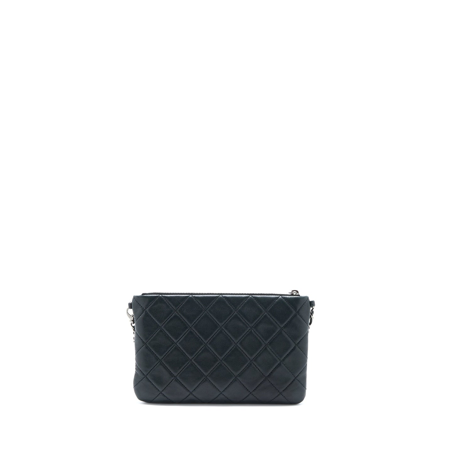 Chanel 12A Evening Bag Lambskin Black/Gold