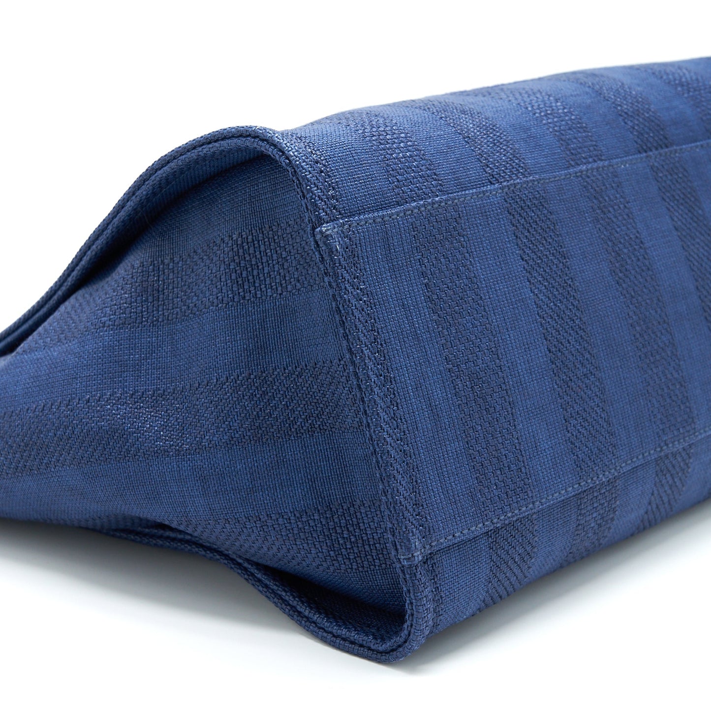 Chanel Deauville Tote Bag Canvas Dark Blue
