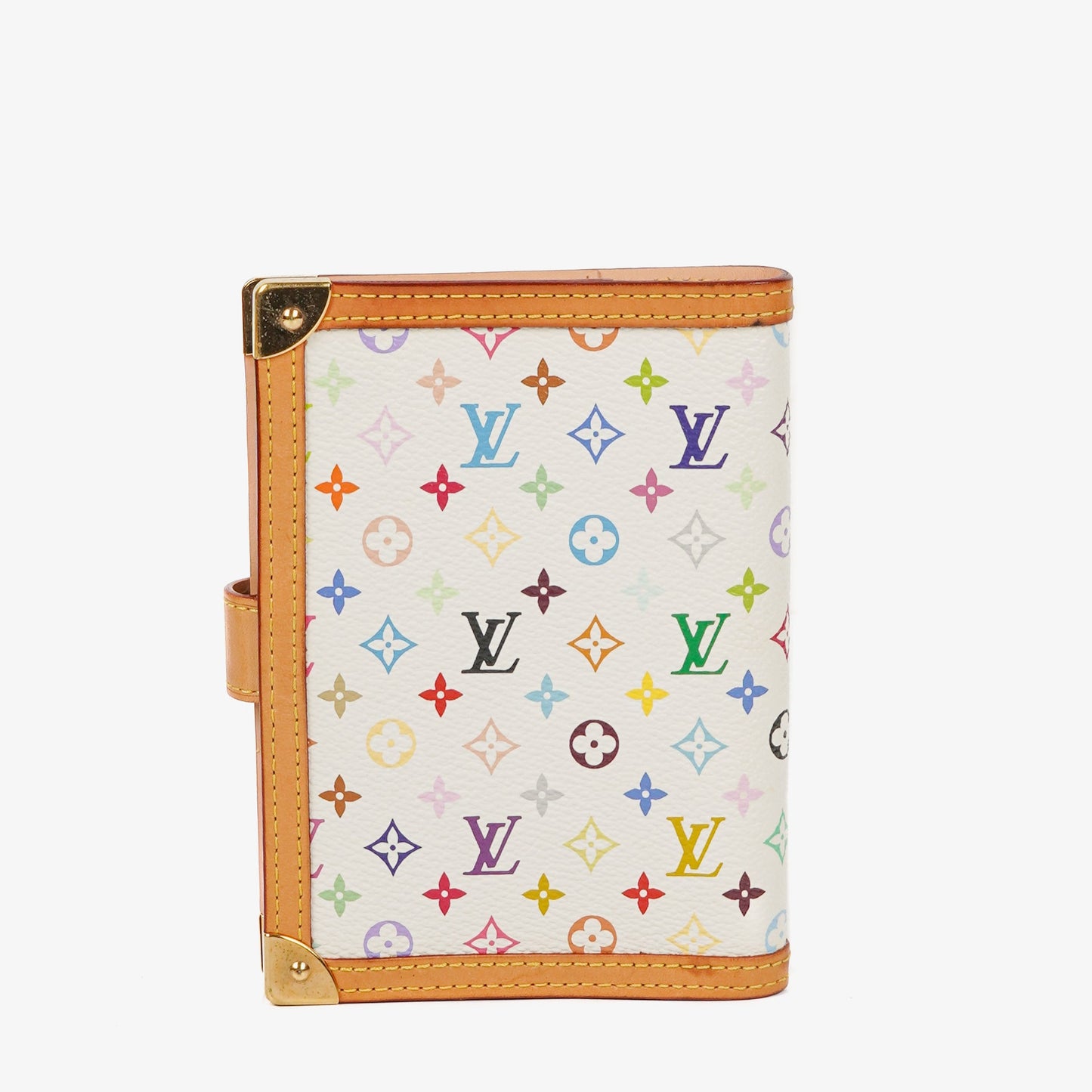 Louis Vuitton x Takashi Murakami White Monogram Multicolor Small Agenda/Notebook Cover