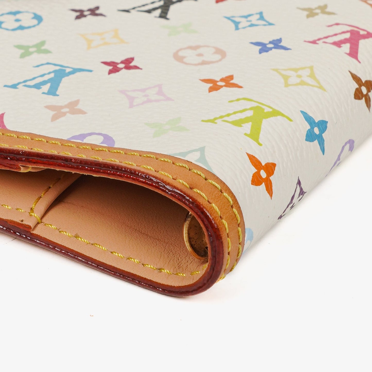Louis Vuitton x Takashi Murakami White Monogram Multicolor Small Agenda/Notebook Cover
