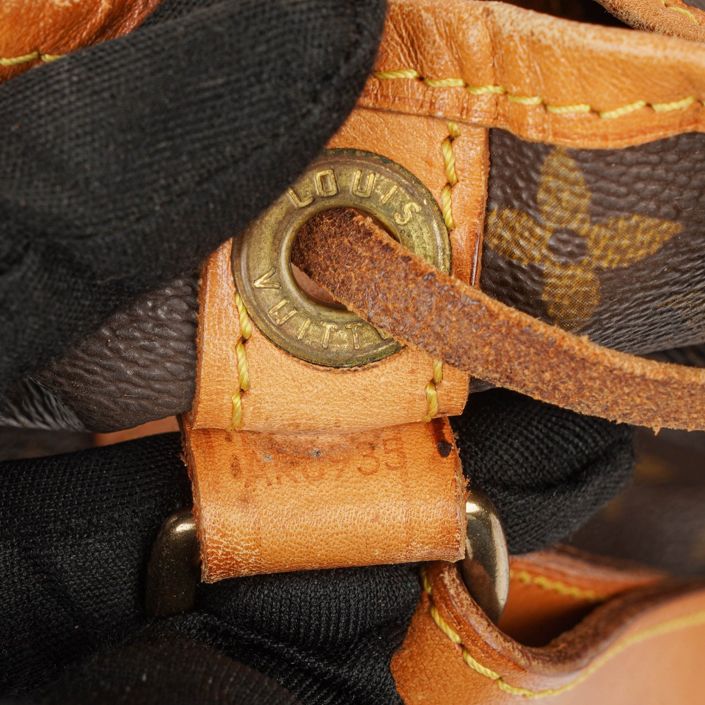 Louis Vuitton Petit Noe Monogram Canvas Shoulder Bag