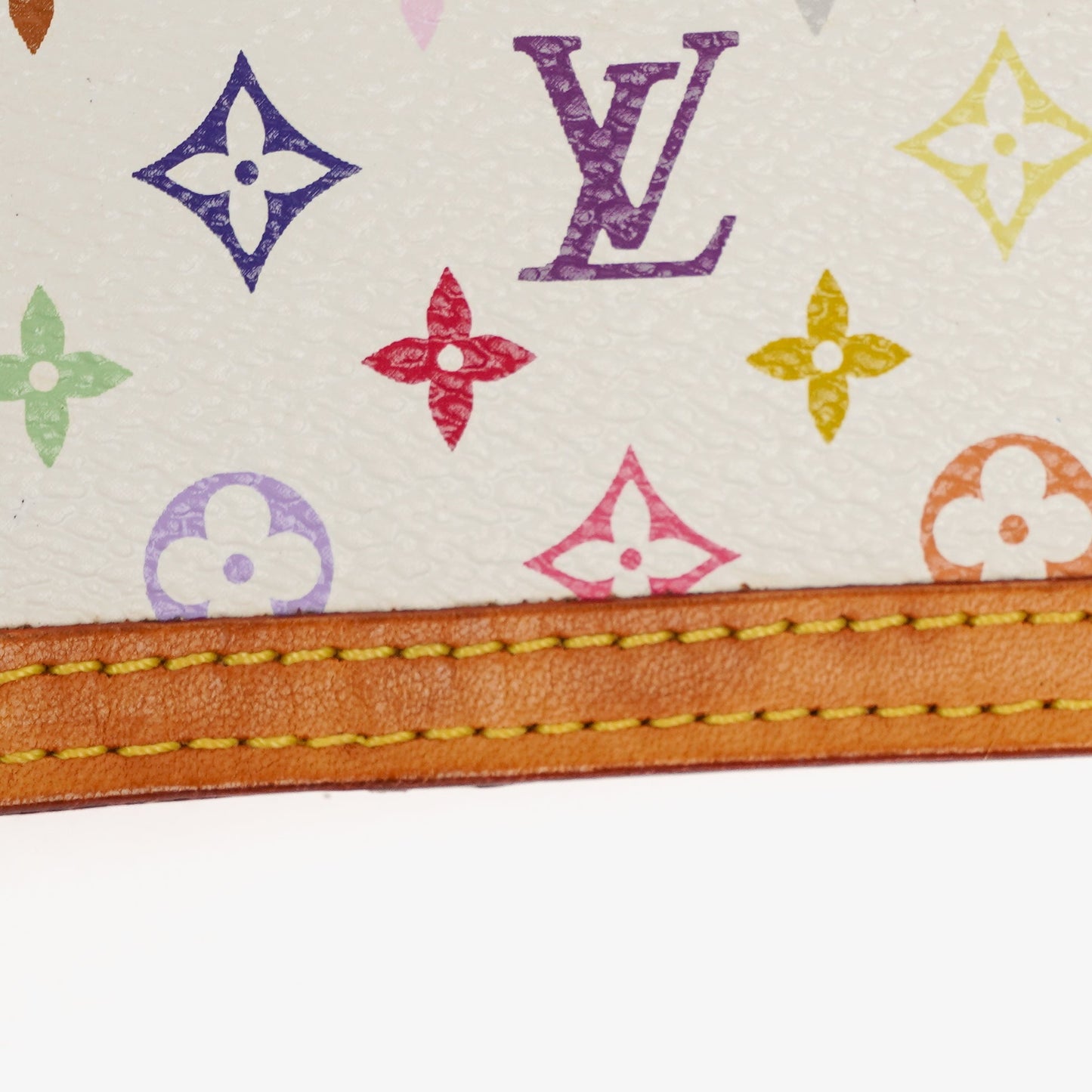 Louis Vuitton x Takashi Murakami White Monogram Multicolor Small Agenda/Notebook Cover