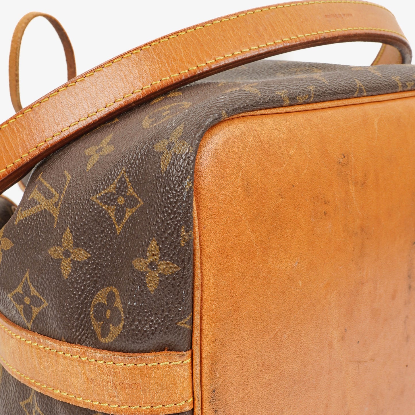 Louis Vuitton Petit Noe Monogram Canvas Shoulder Bag