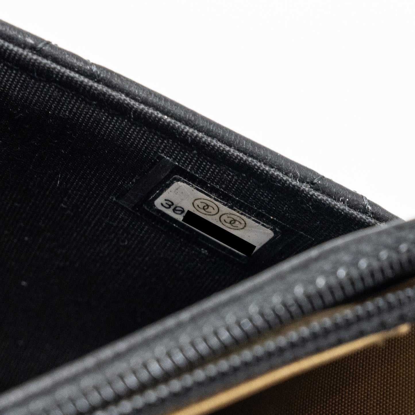 Chanel Pearl Crush Wallet On Chain Lambskin Black