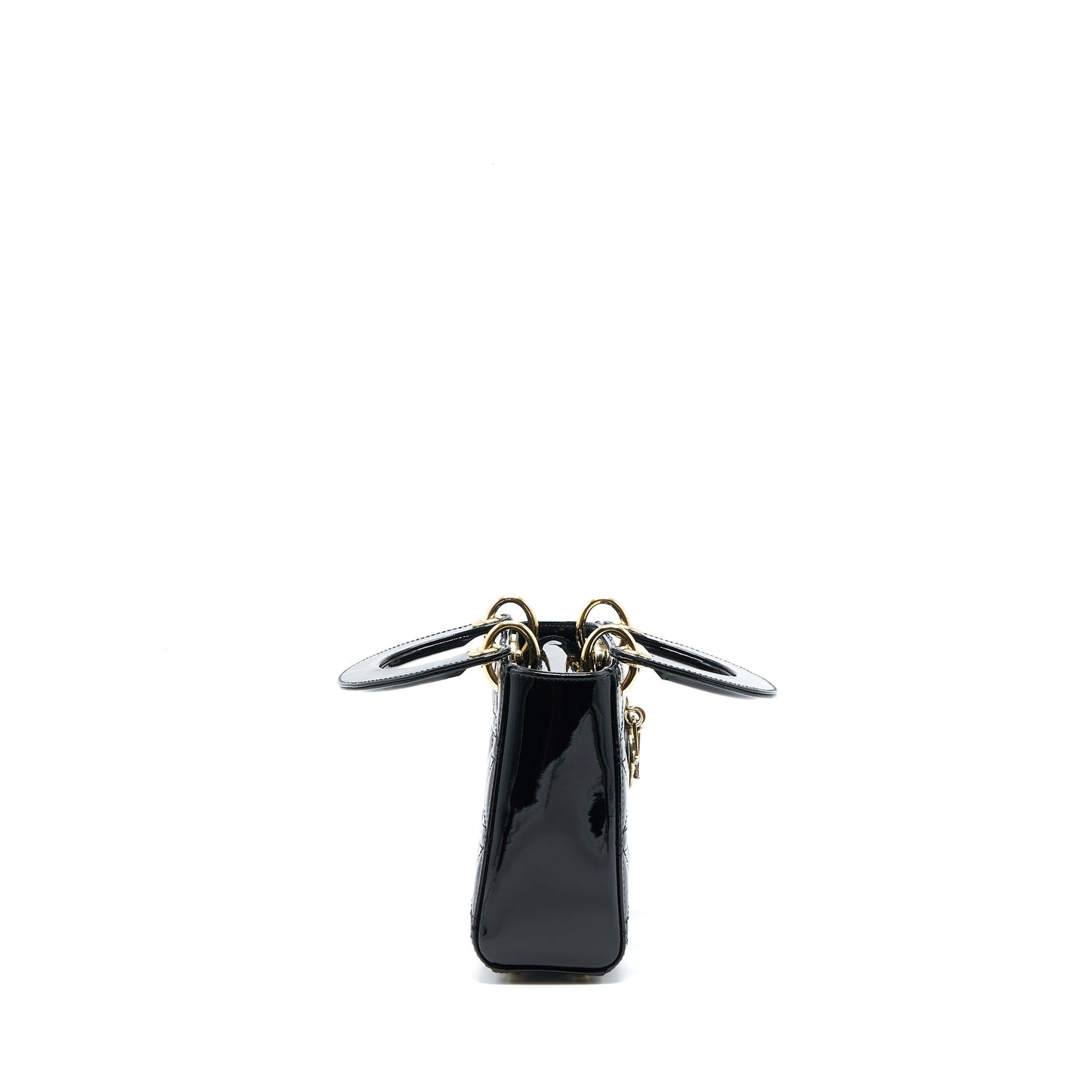 Dior Mini Lady Dior Patent Black
