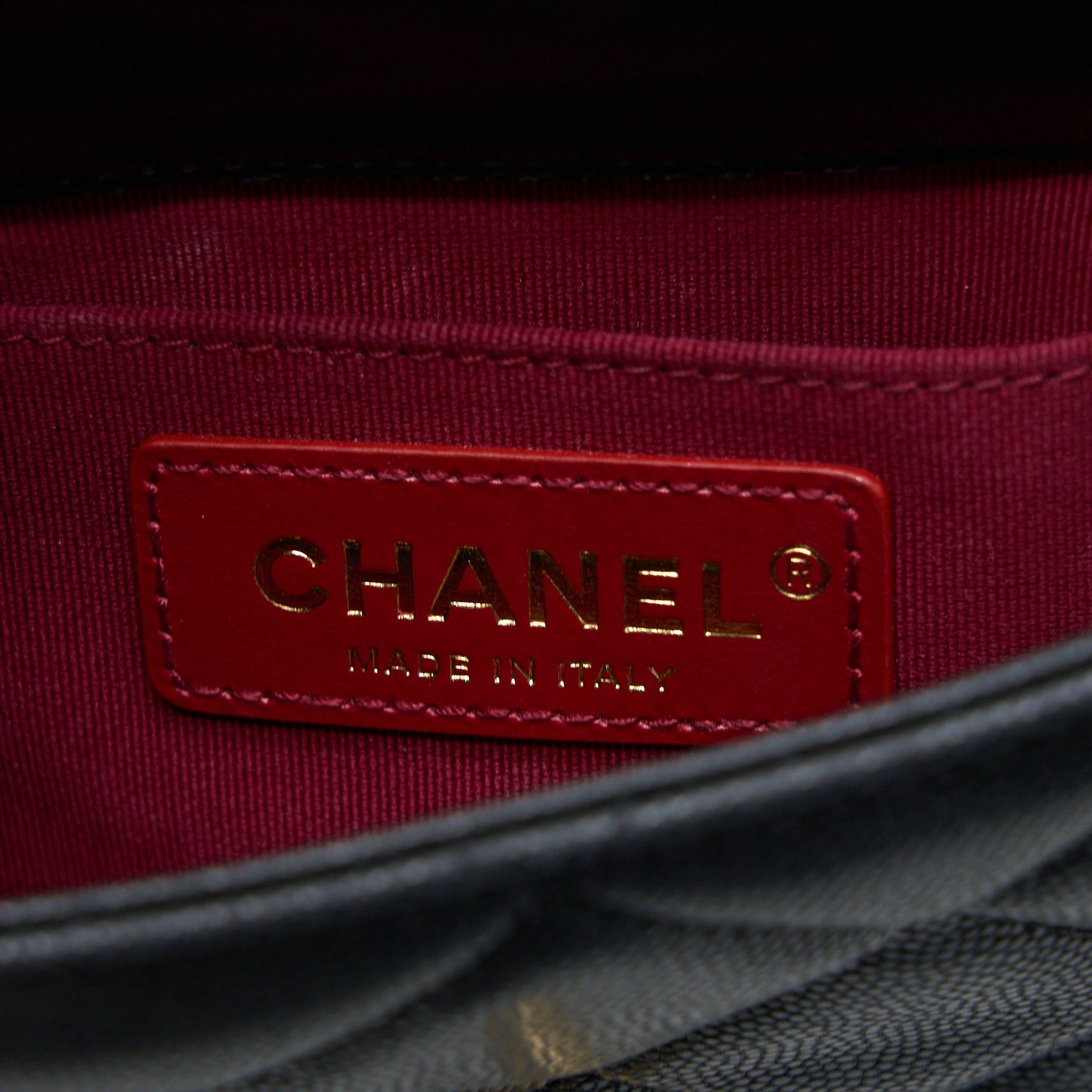 Chanel 22A Square Flap Bag Caviar Black  (Microchip)