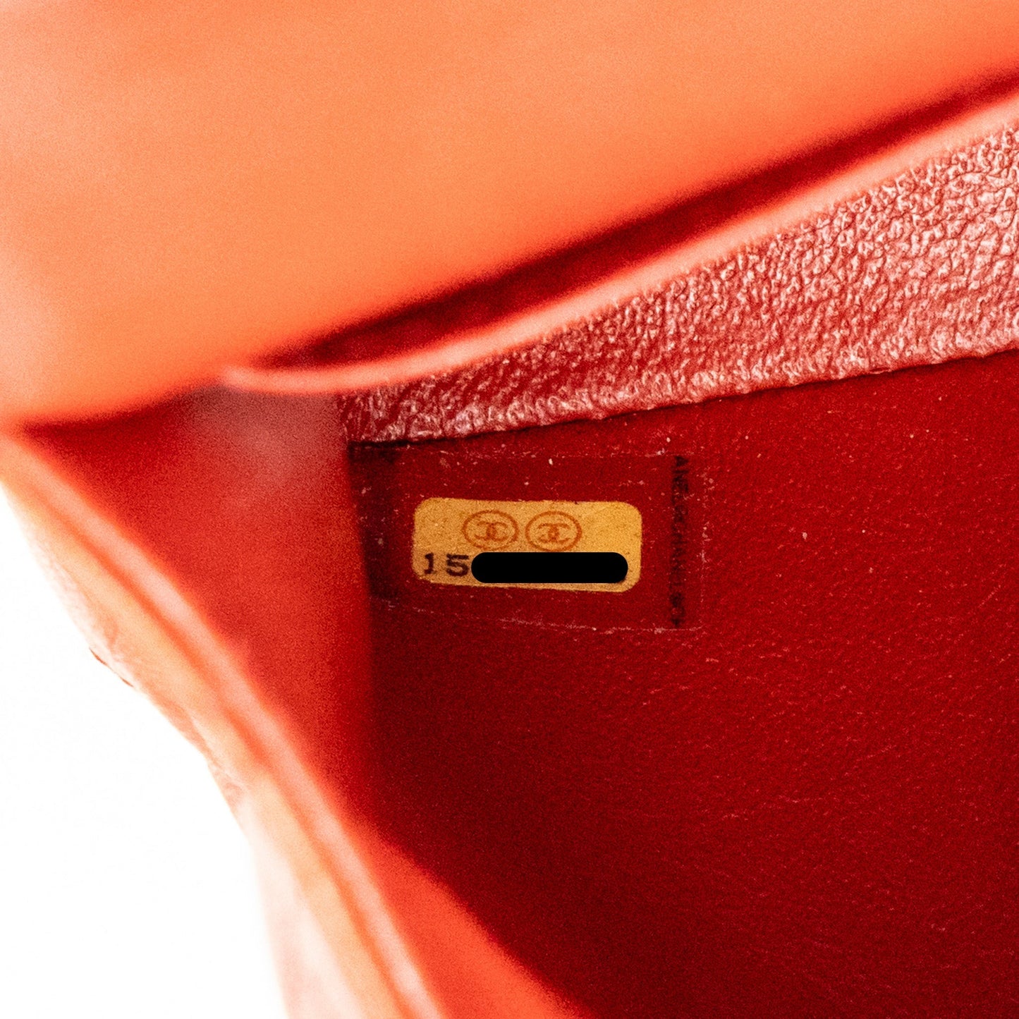 Chanel Medium Classic double flap bag lambskin red