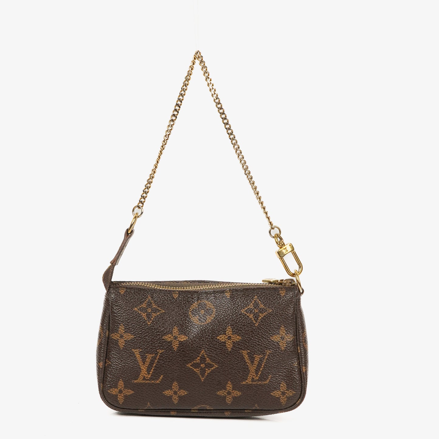 Louis Vuitton Mini Pochette Accessoires Monogram Canvas Clutch Handbag