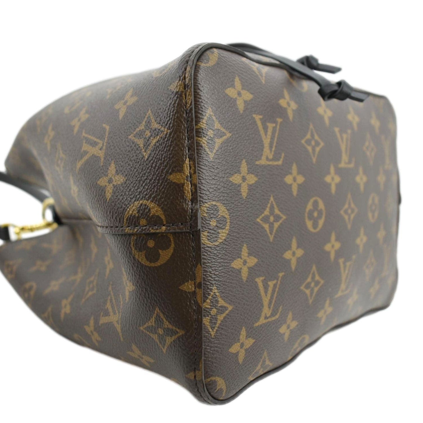 LOUIS VUITTON Neonoe Monogram Canvas Shoulder Bag Black