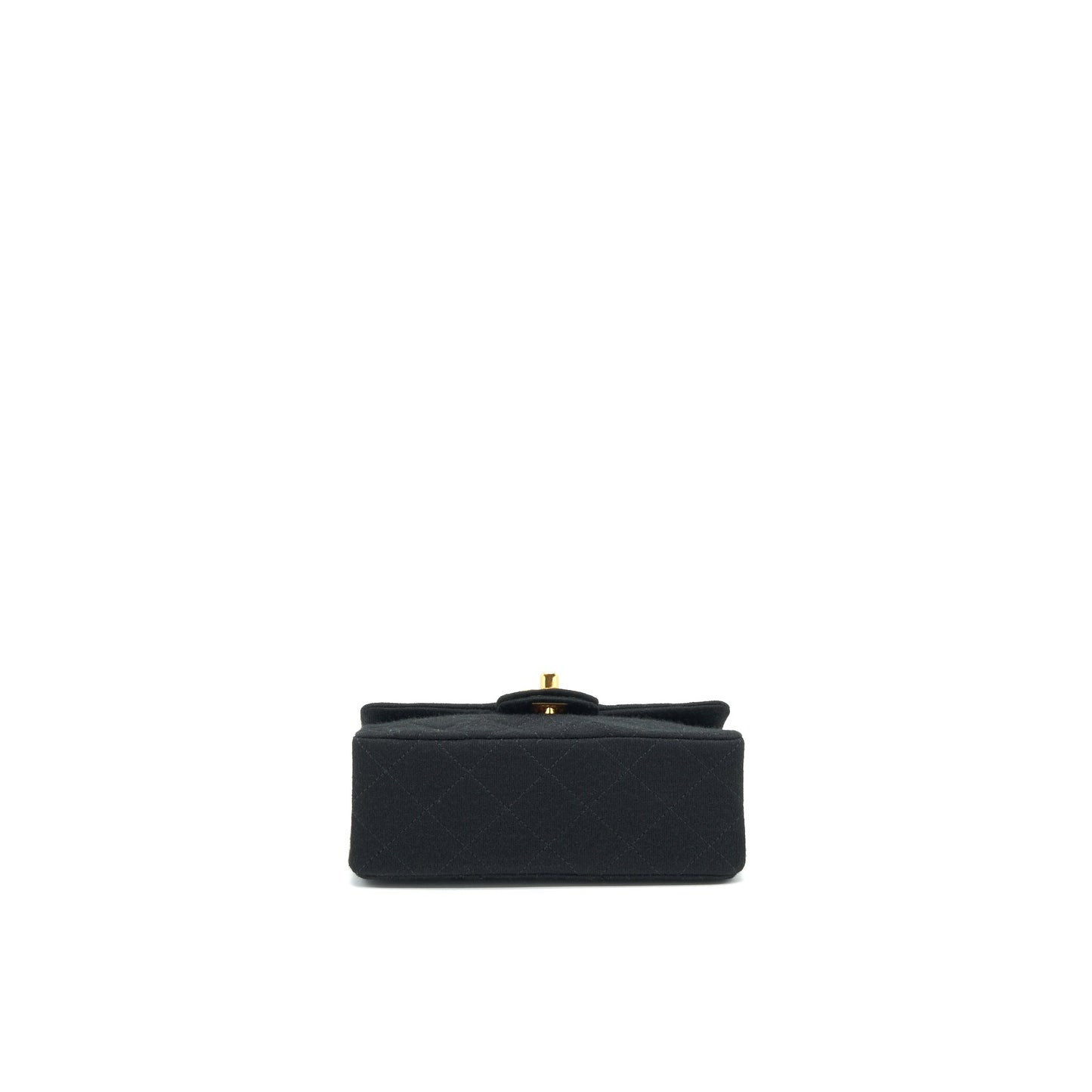 Chanel  Fabric Mini Square Flap Bag Black