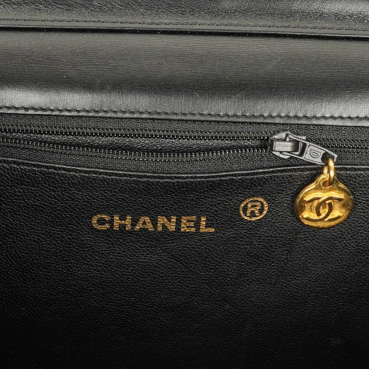 Chanel Patent Chevron Quilted Single Flap Bag