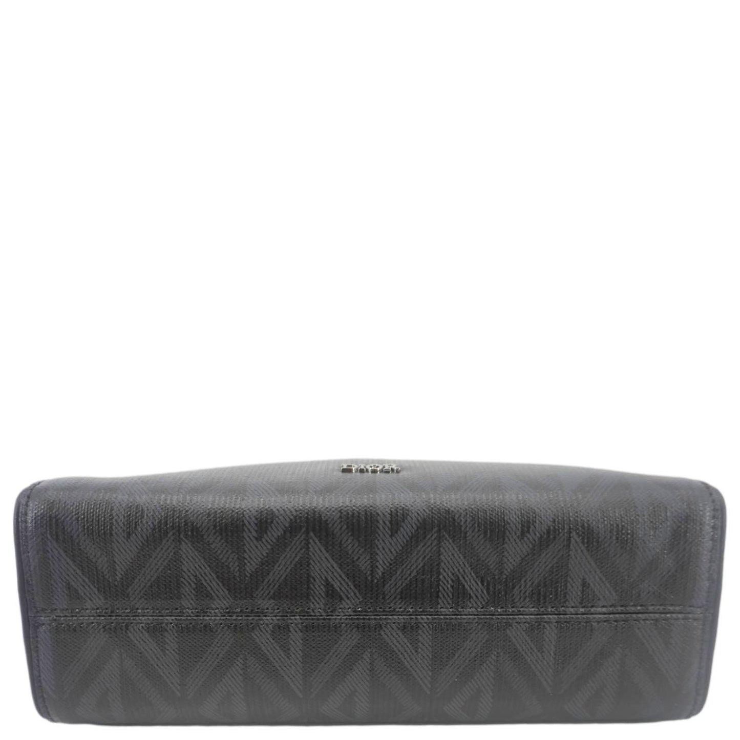 CHRISTIAN DIOR Lingot 22 CD Diamond Canvas Messenger Bag Black