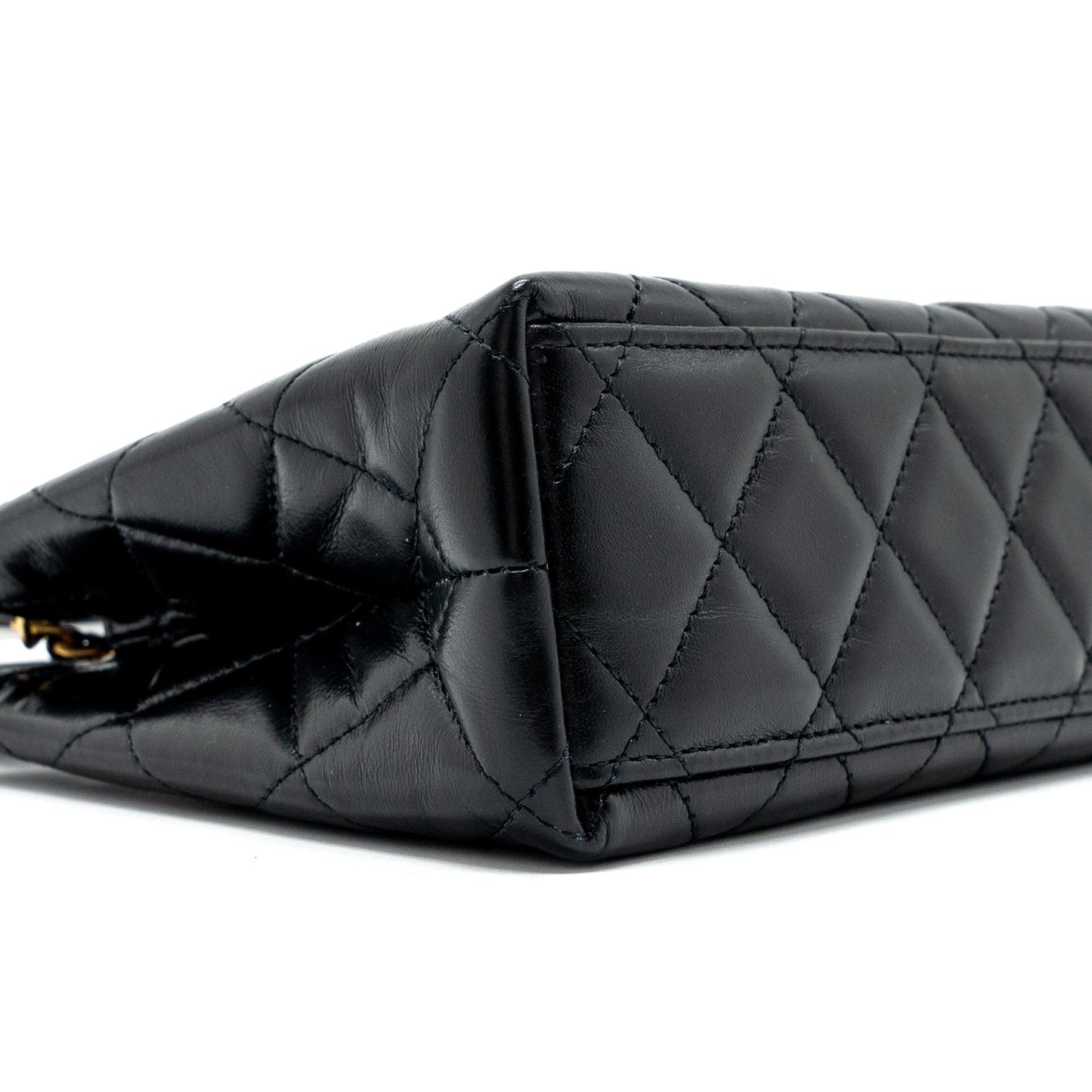 Chanel 23k Mini Shopping Tote Calfskin Black (Microchip)
