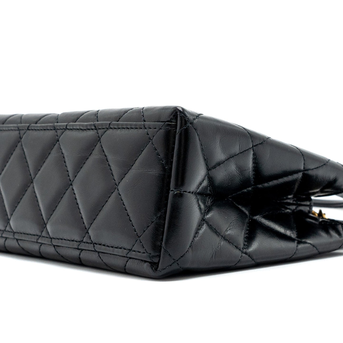 Chanel 23k Mini Shopping Tote Calfskin Black (Microchip)