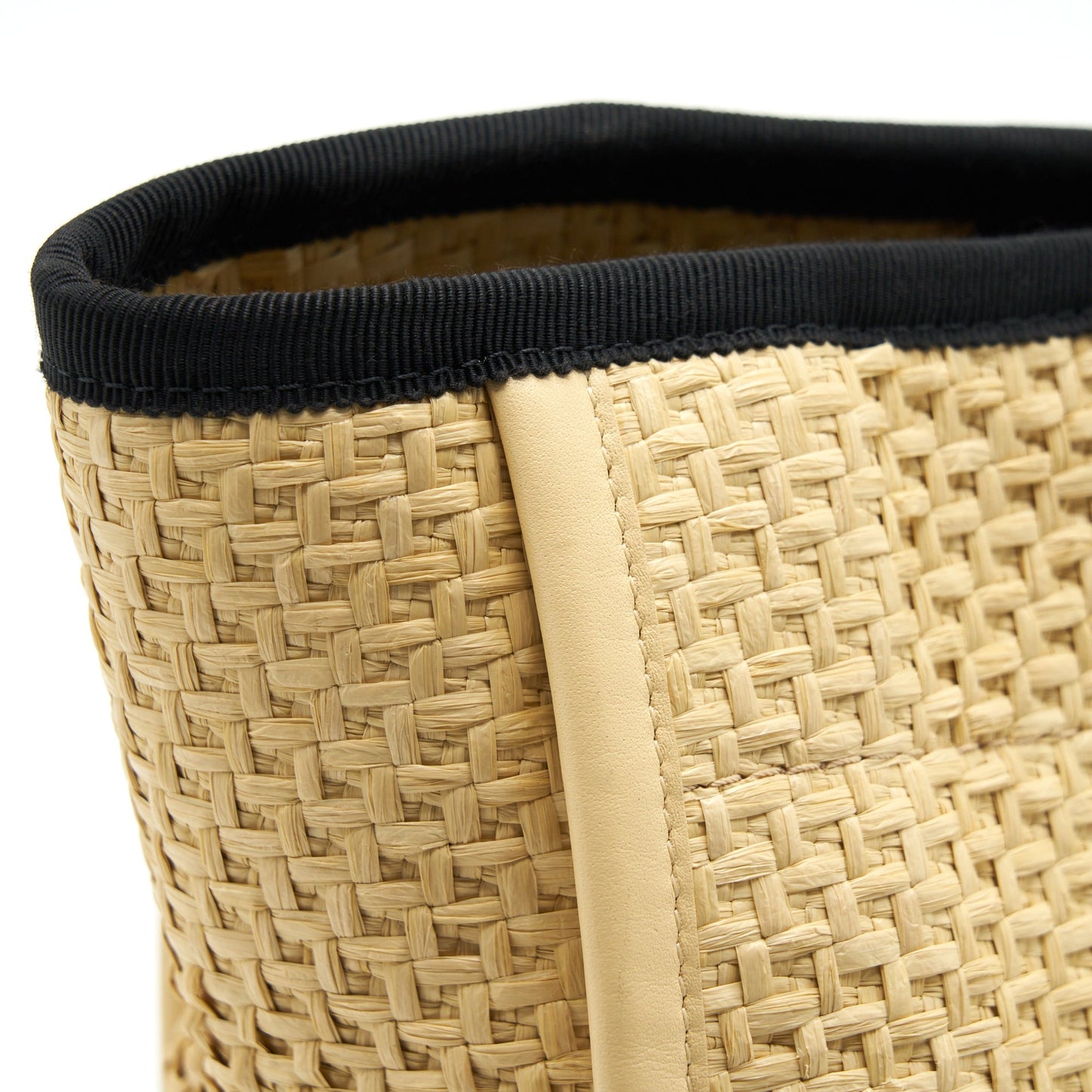 Chanel Gold Raffia Deauville Tote Bag