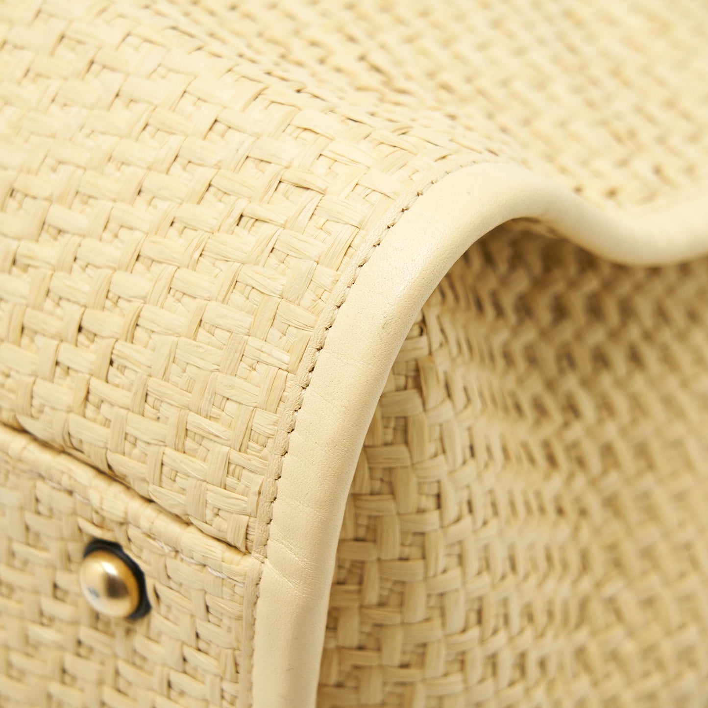 Chanel Gold Raffia Deauville Tote Bag