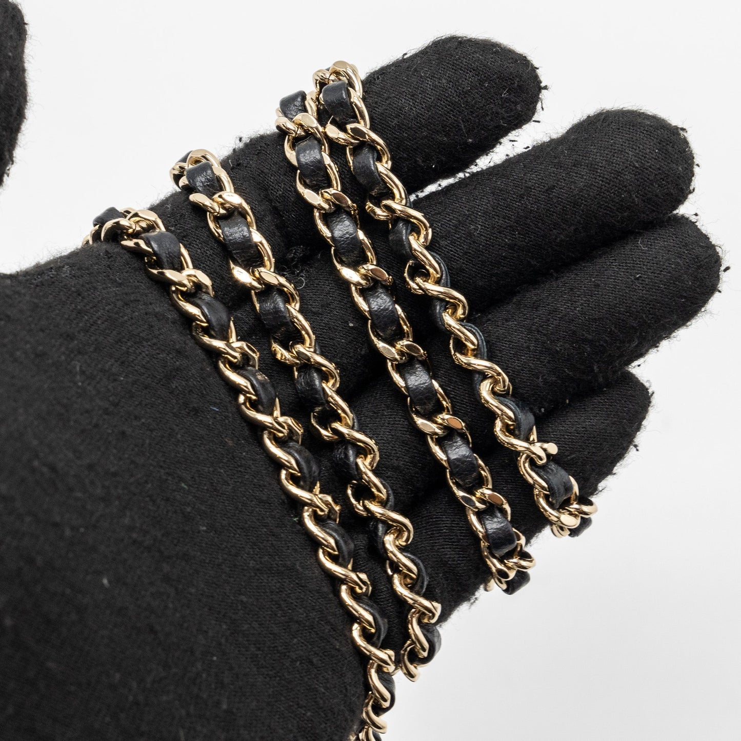Chanel Top Handle Mini Rectangular Lambskin Black L(Microchip)