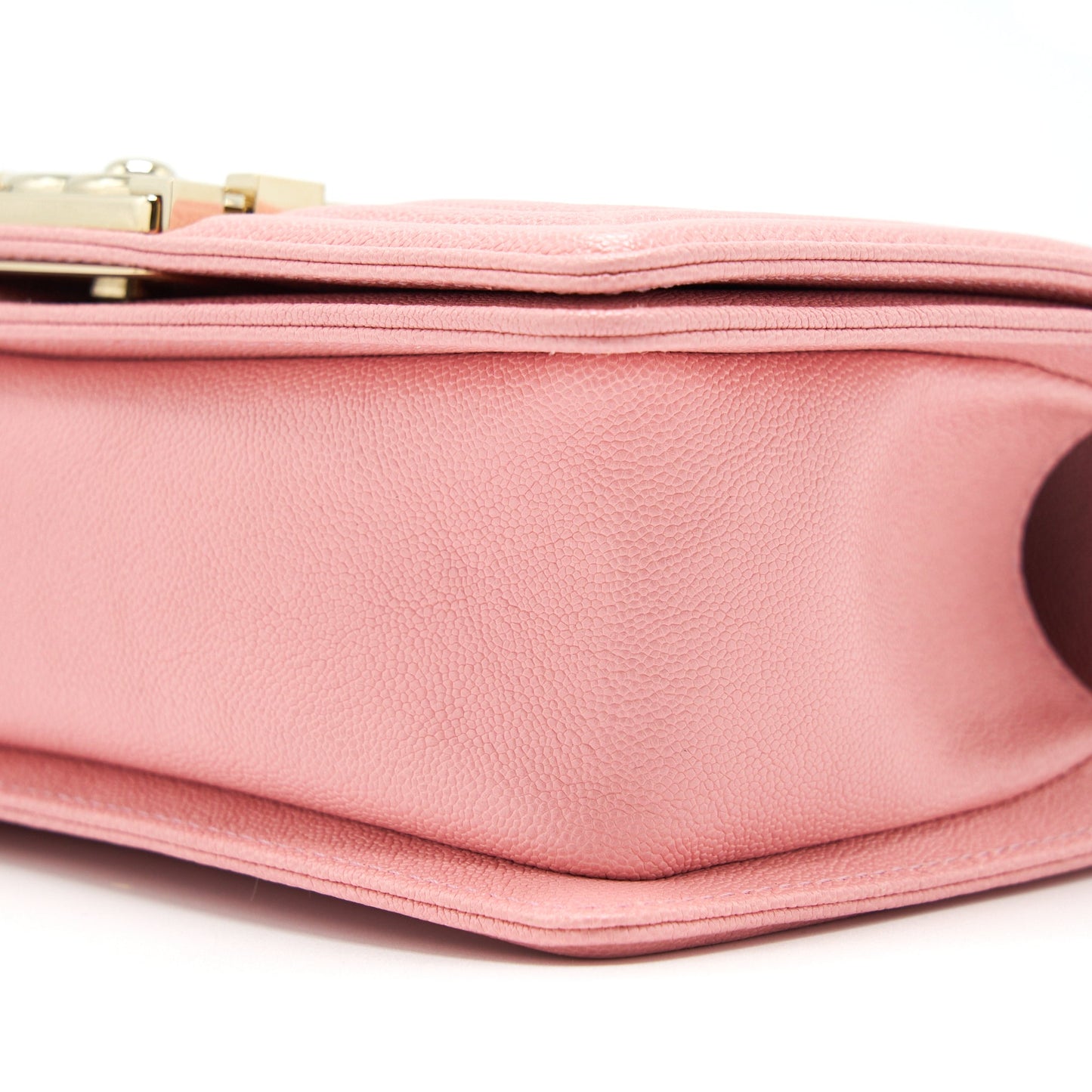 Chanel Small Boy Caviar Light Pink L