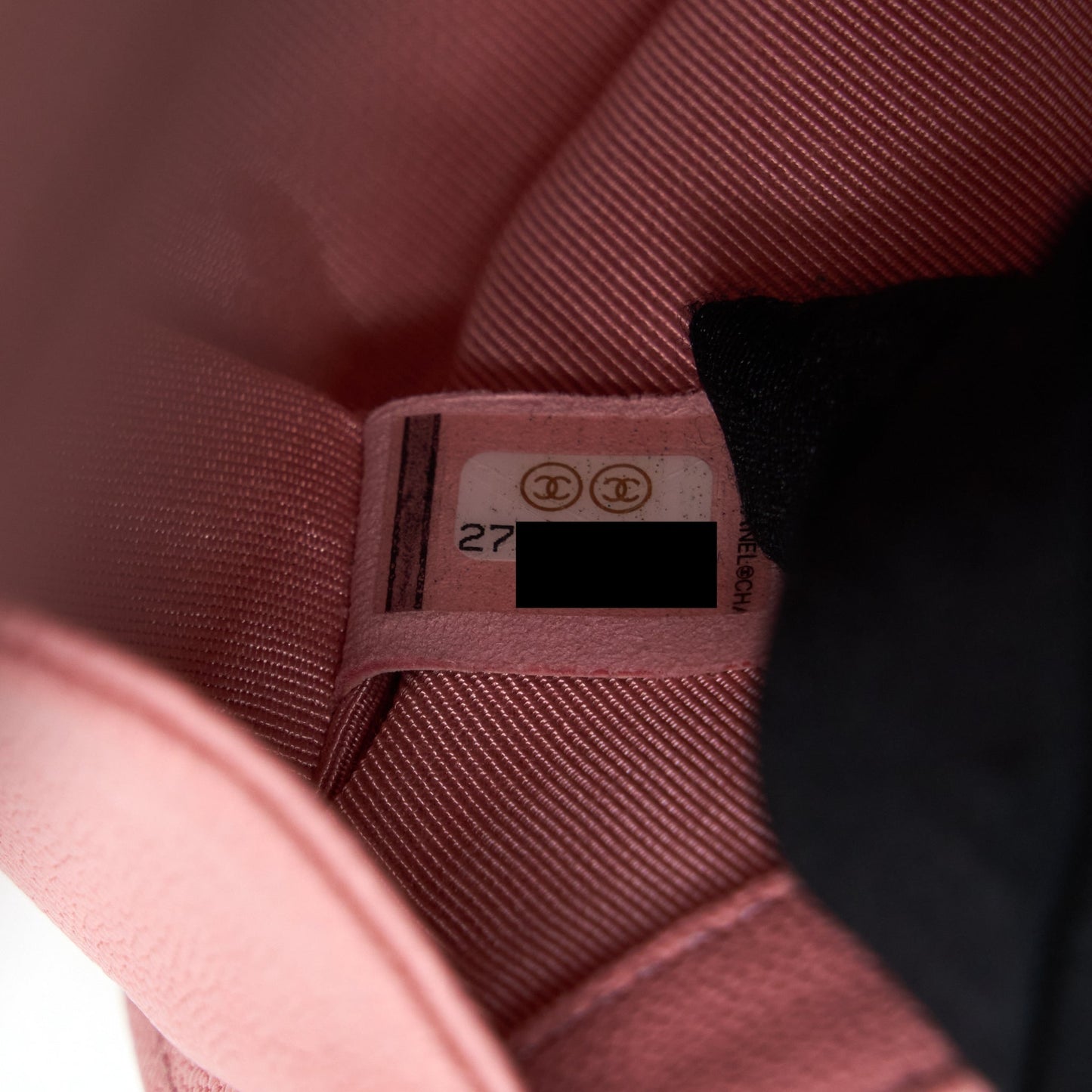 Chanel Small Boy Caviar Light Pink L