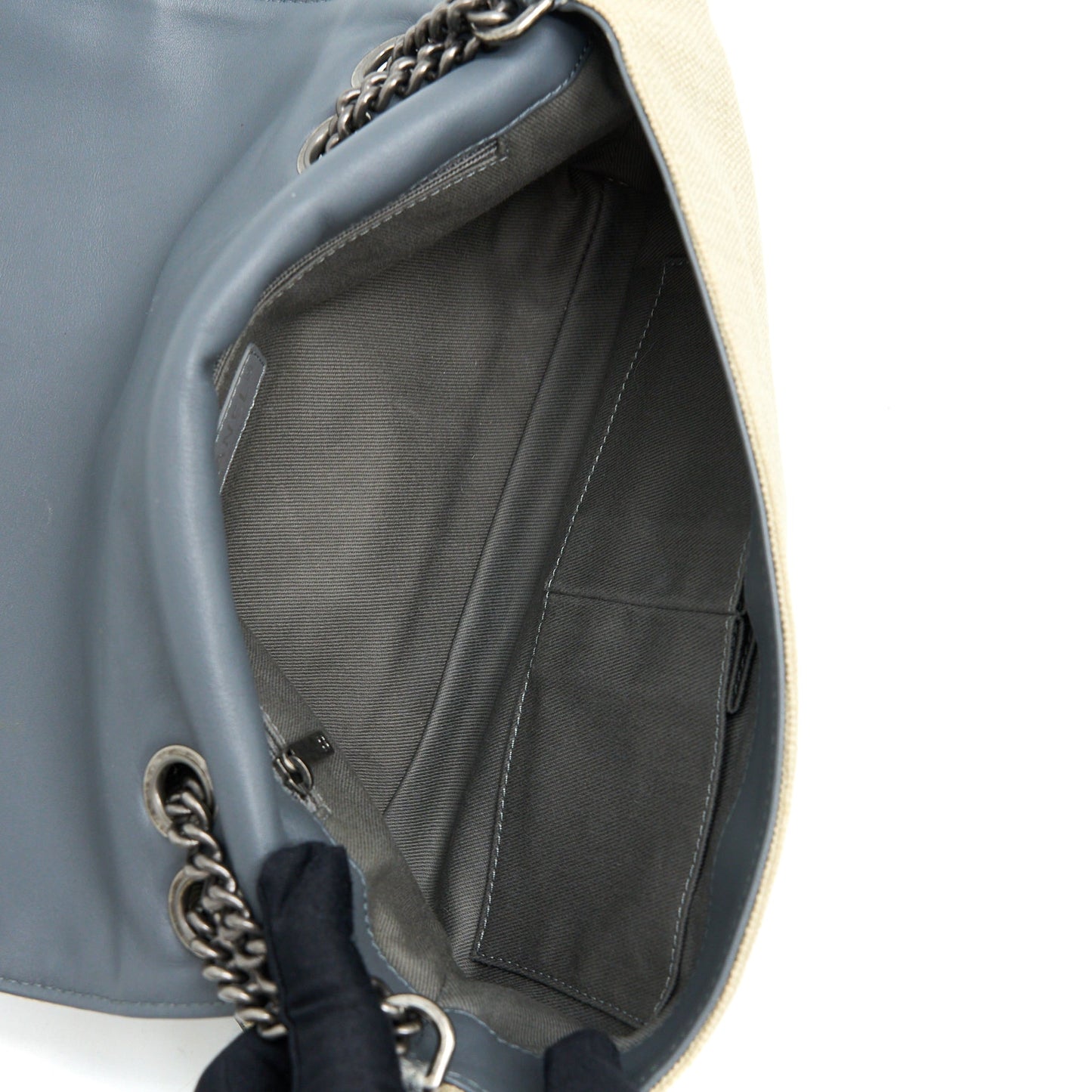Chanel Graffiti Bag Fabric Multicolour Ruthenium