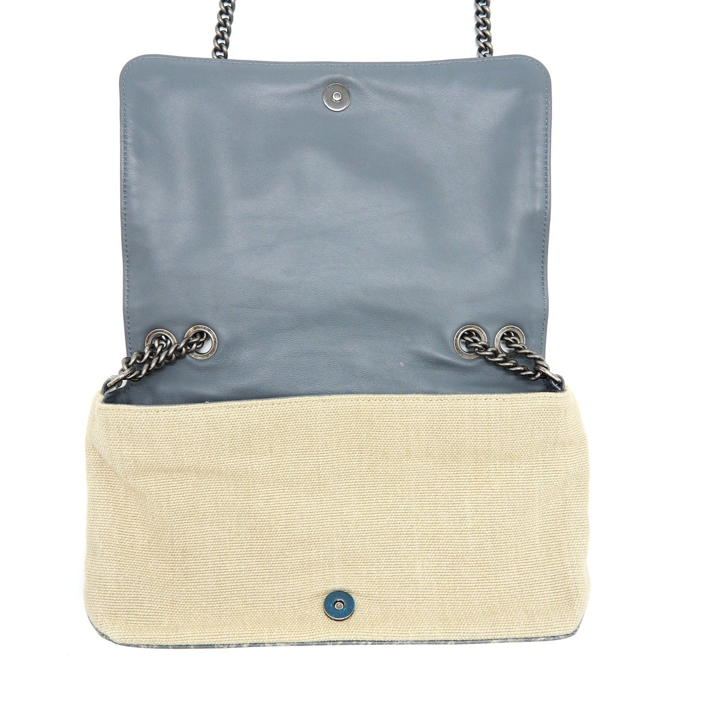 Chanel Graffiti Bag Fabric Multicolour Ruthenium