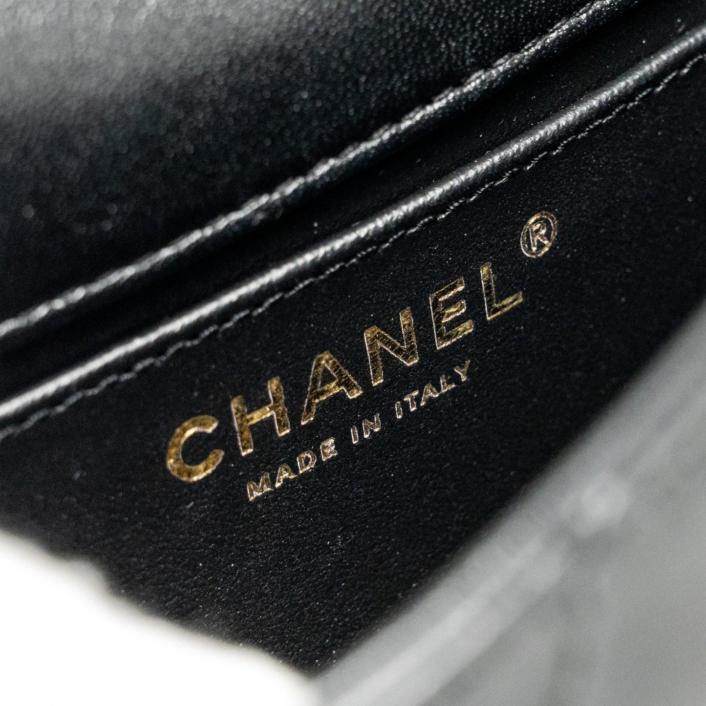 Chanel 25C Coco Love Adjustable Chain Shiny Lambskin Black  (Microchip)